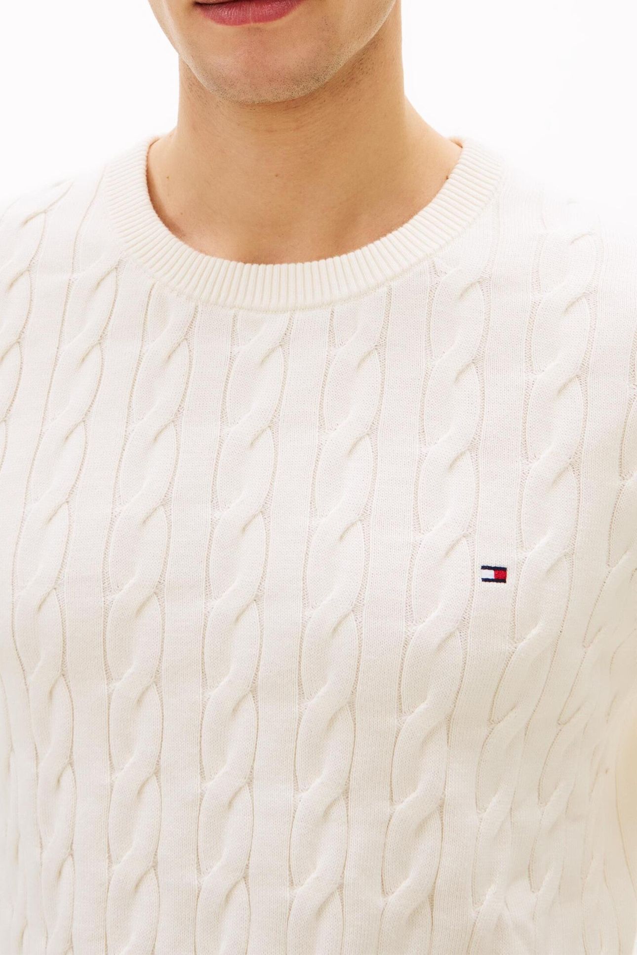 CLASSIC COTTON CABLE IVORY PETAL 7