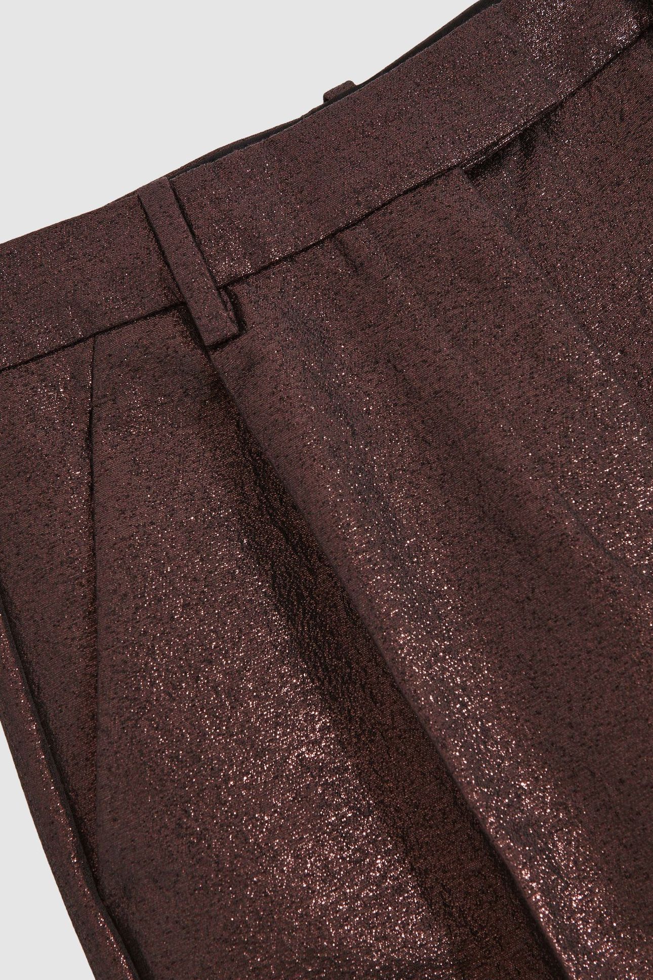 SPARKLE TAPER TROUSER BURGUNDY 7