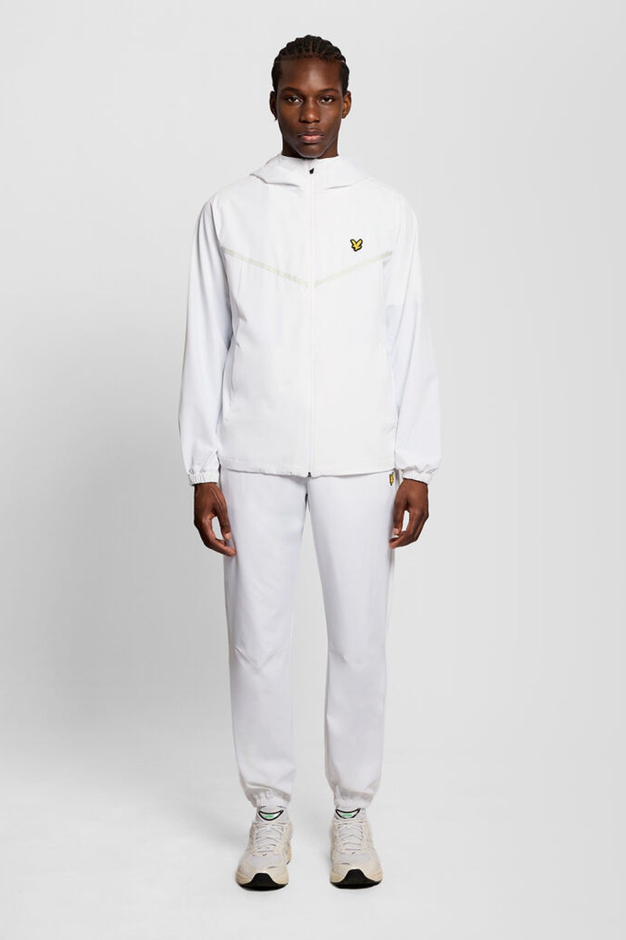 STRIPED TRACKIES WHITE 3