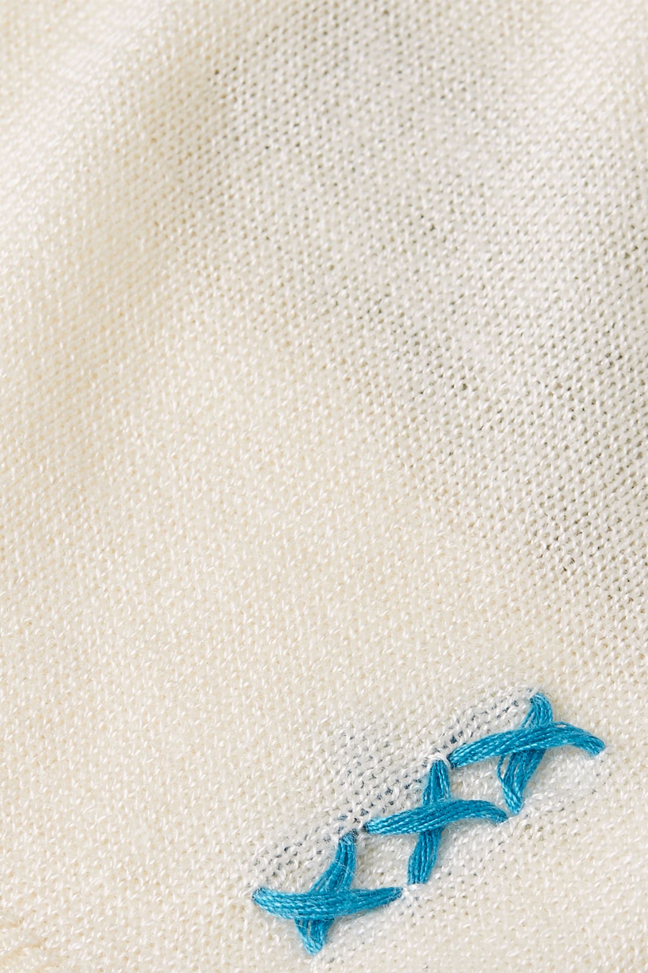 KNITTED RELAXED-FIT T-SHIRT LIGHT BEIGE 7