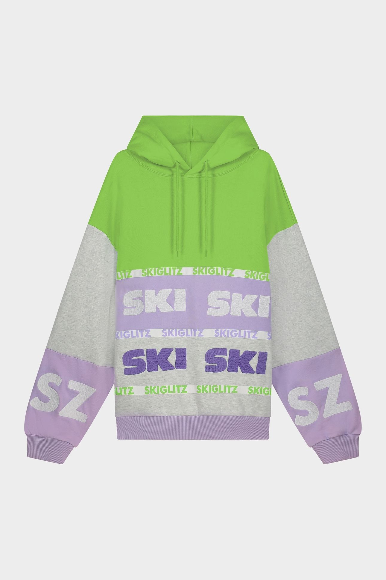 HEIDI HOODIE MELANGE GREY 1