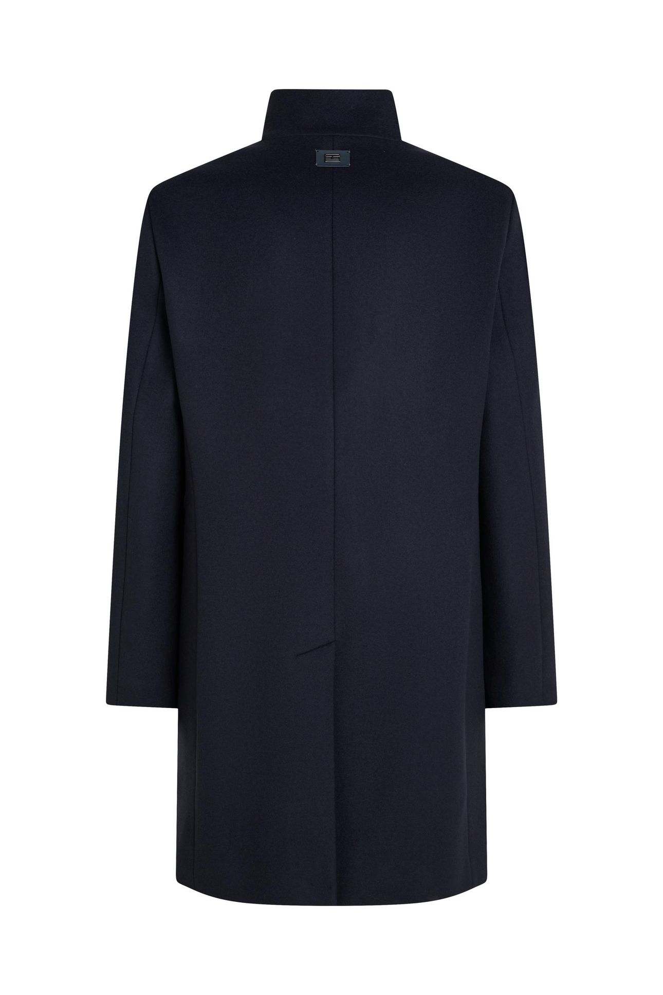 NY WOOL STAND COLLAR NAVY BLUE 5