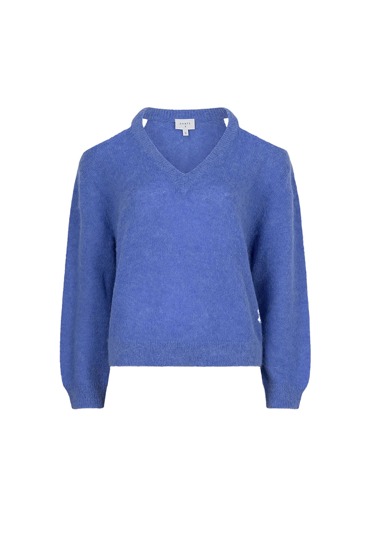 IMANY OPEN SHOULDER SWEAT CORNFLOWER BLUE 4