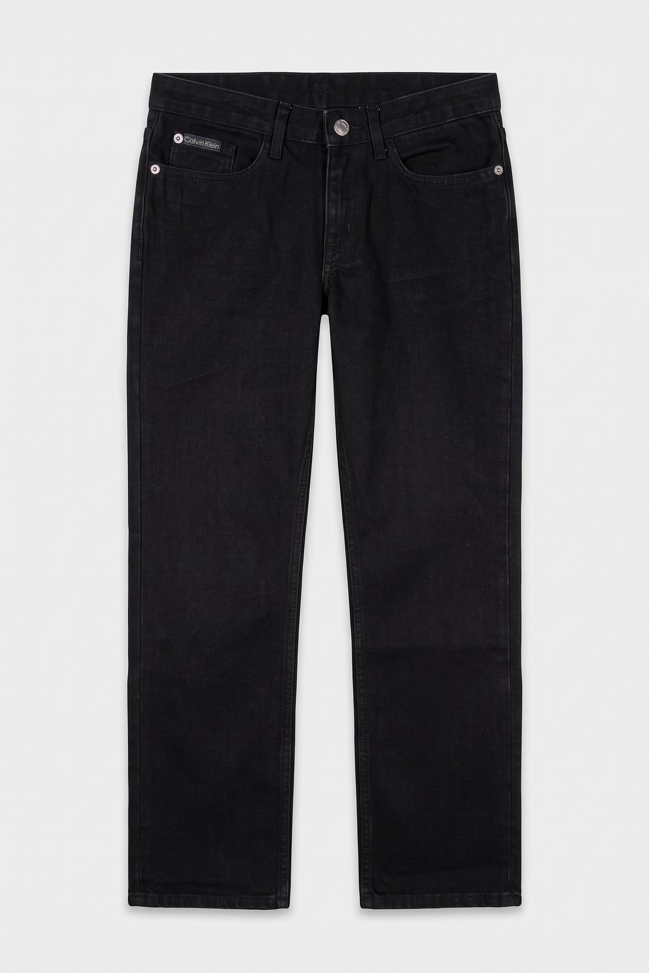 GIRLS MID RISE STRAIGHT CLEAN BLACK RGD 2