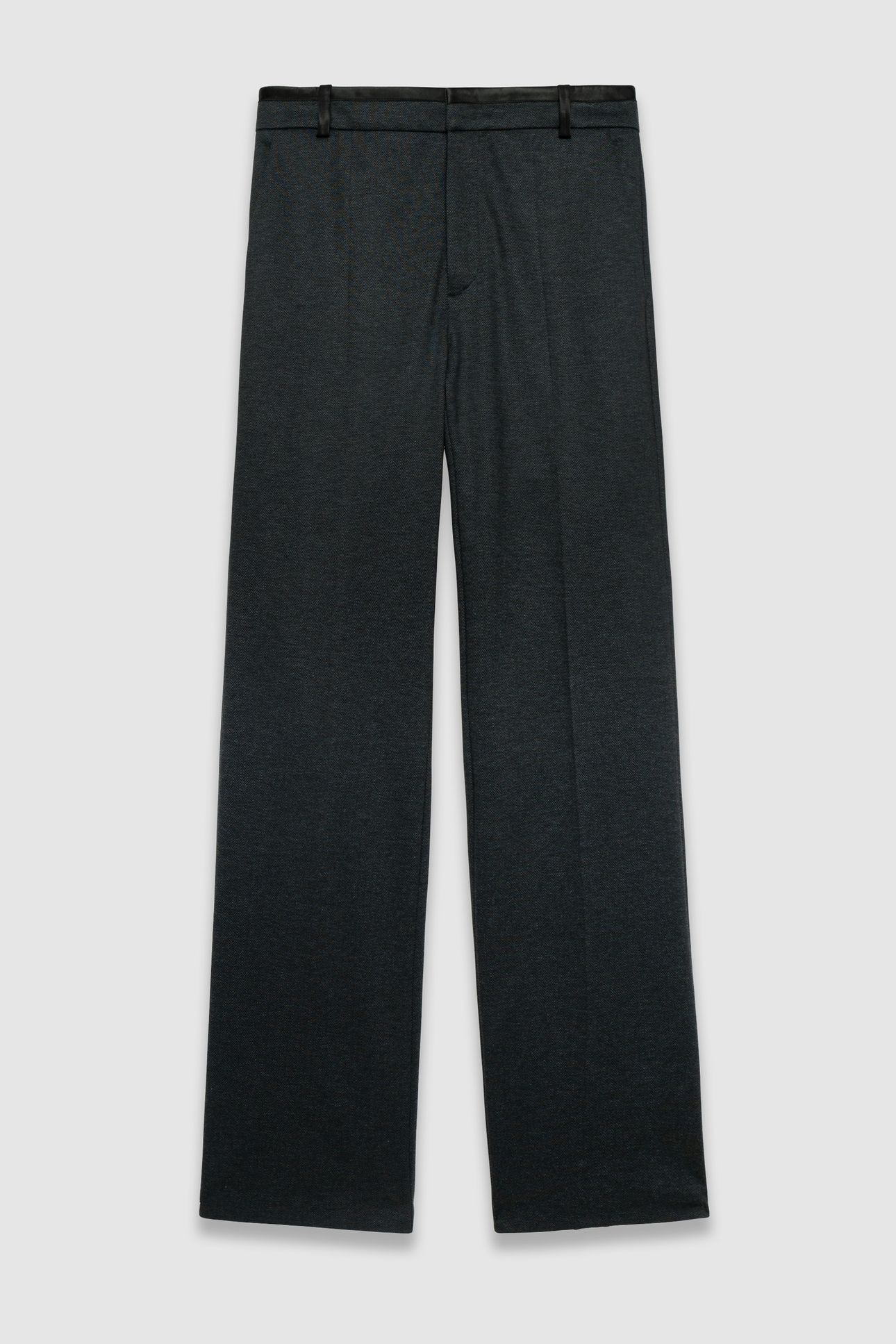 GREY HERRINGBONE SUIT TROUSERS 4