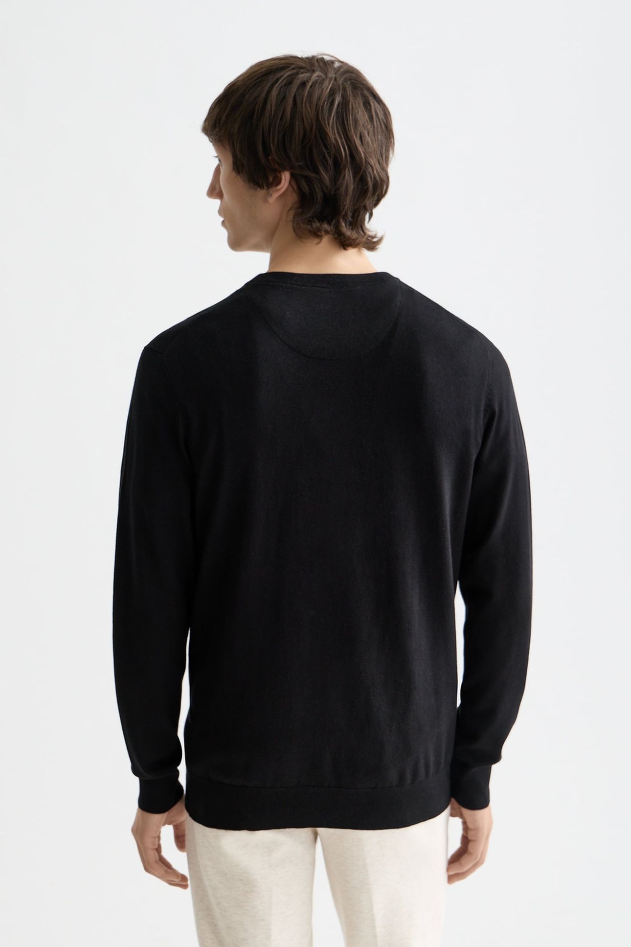 ECOVERO REGULAR-FIT PULLOVER BLACK 2