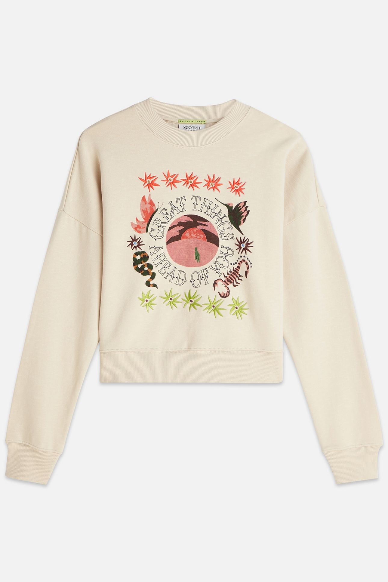 ARTWORK RELAXED-FIT SWEATSHIRT FOG 5