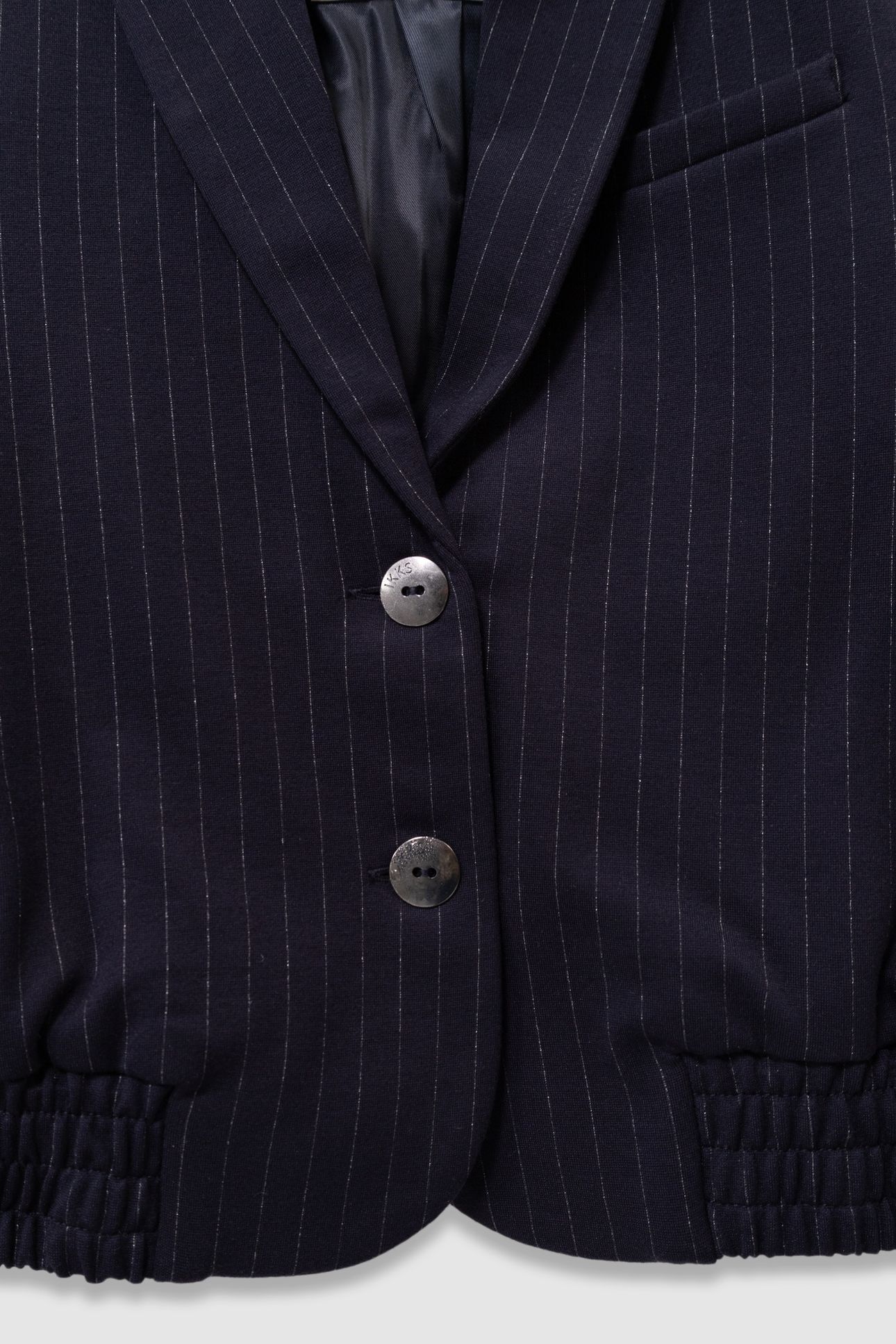 GIRLS’ NAVY PINSTRIPE SUIT JACKET 5