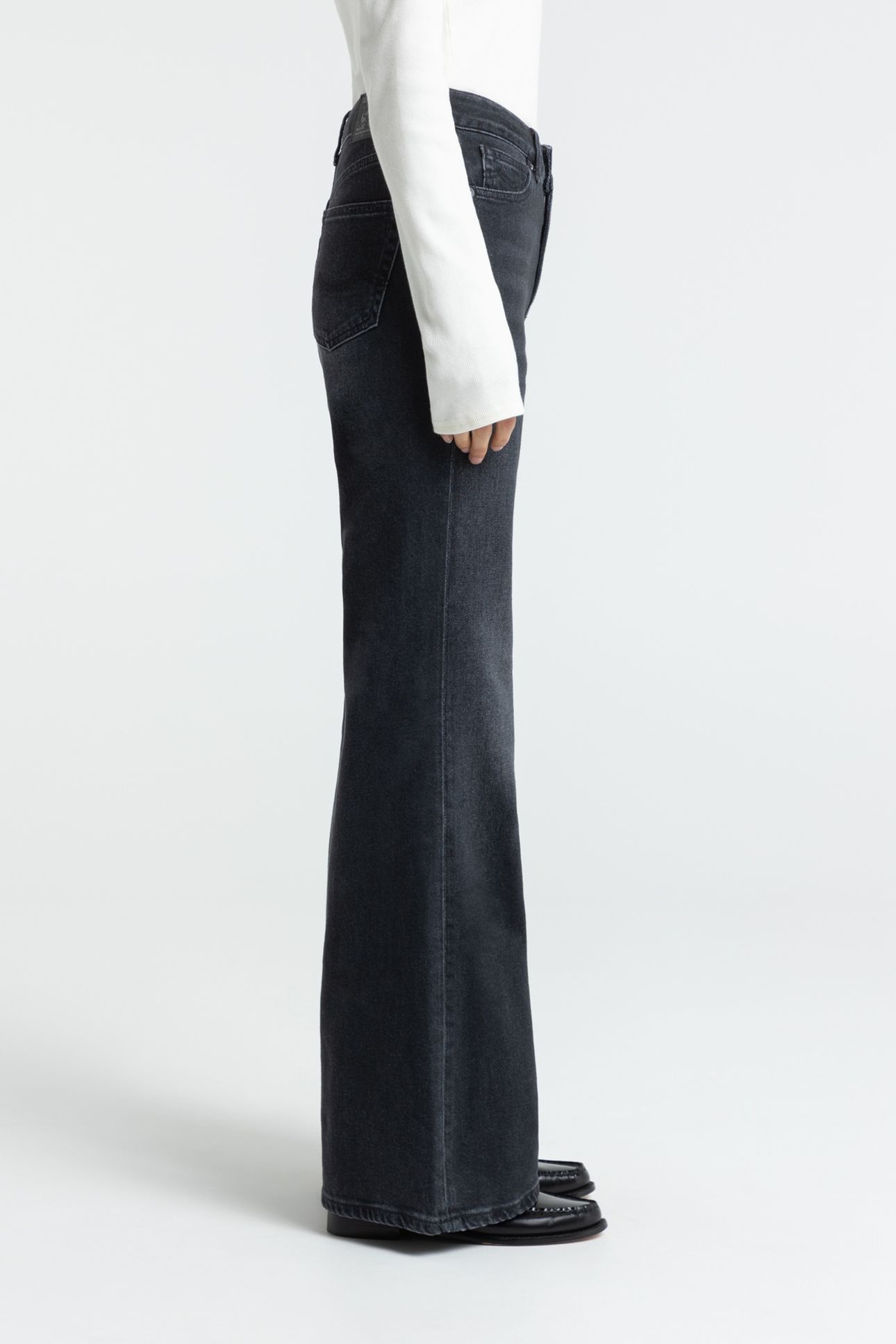 KUKIKO JEANS COTTON FLEX BLACK 3