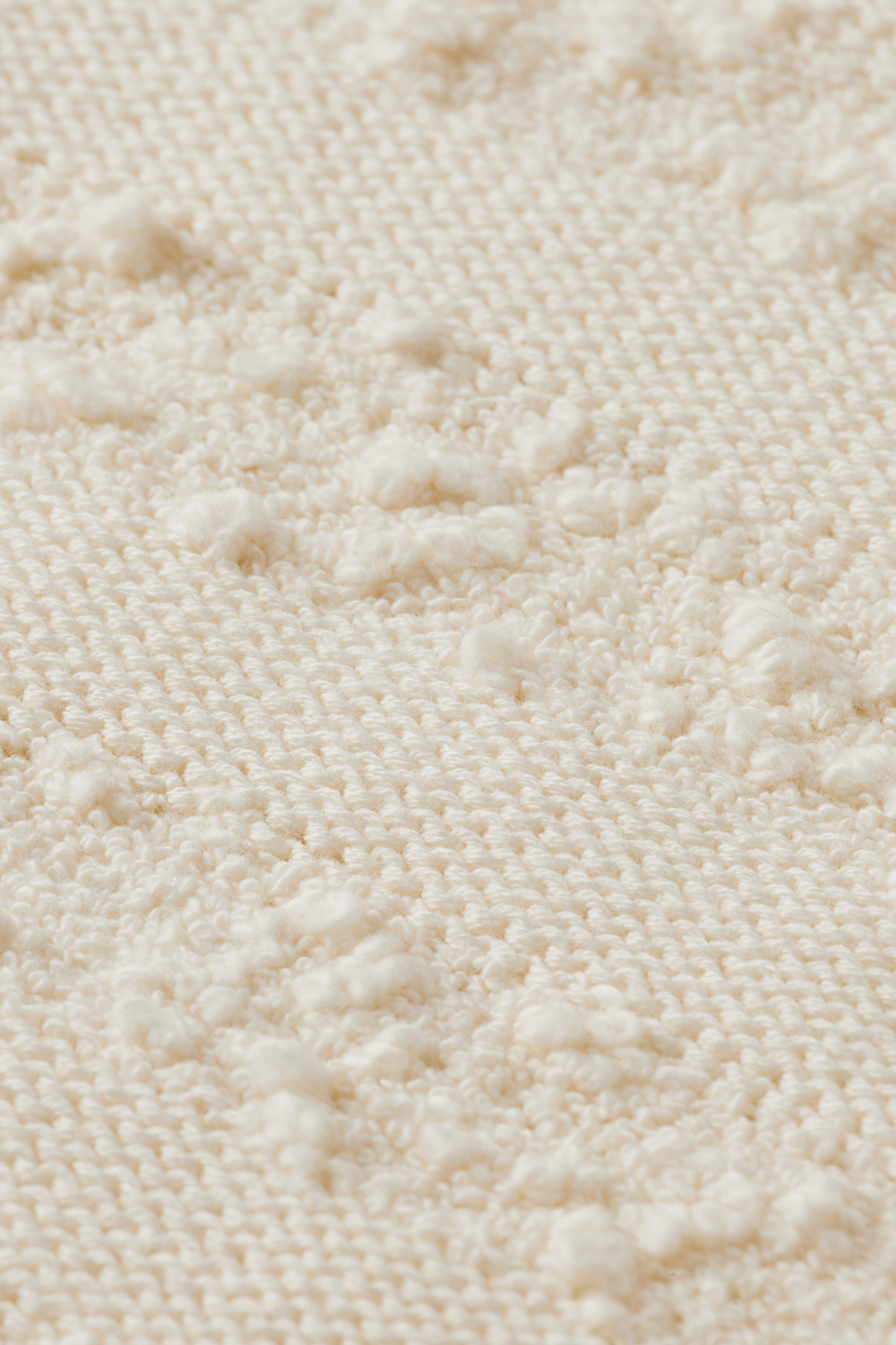 BOUCLÉ STRIPE CREW NECK CARDIGAN EGGNOG 6