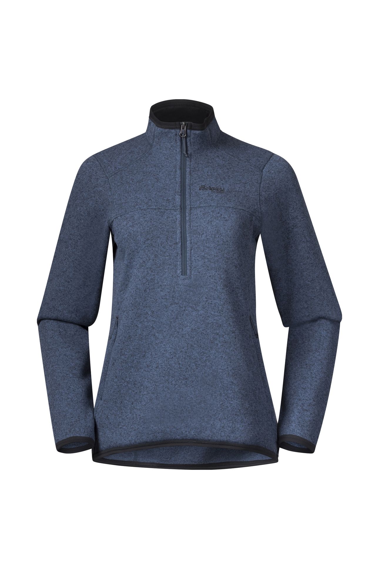 KAMPHAUG KNITTED W HALF ZIP ORION BLUE 1