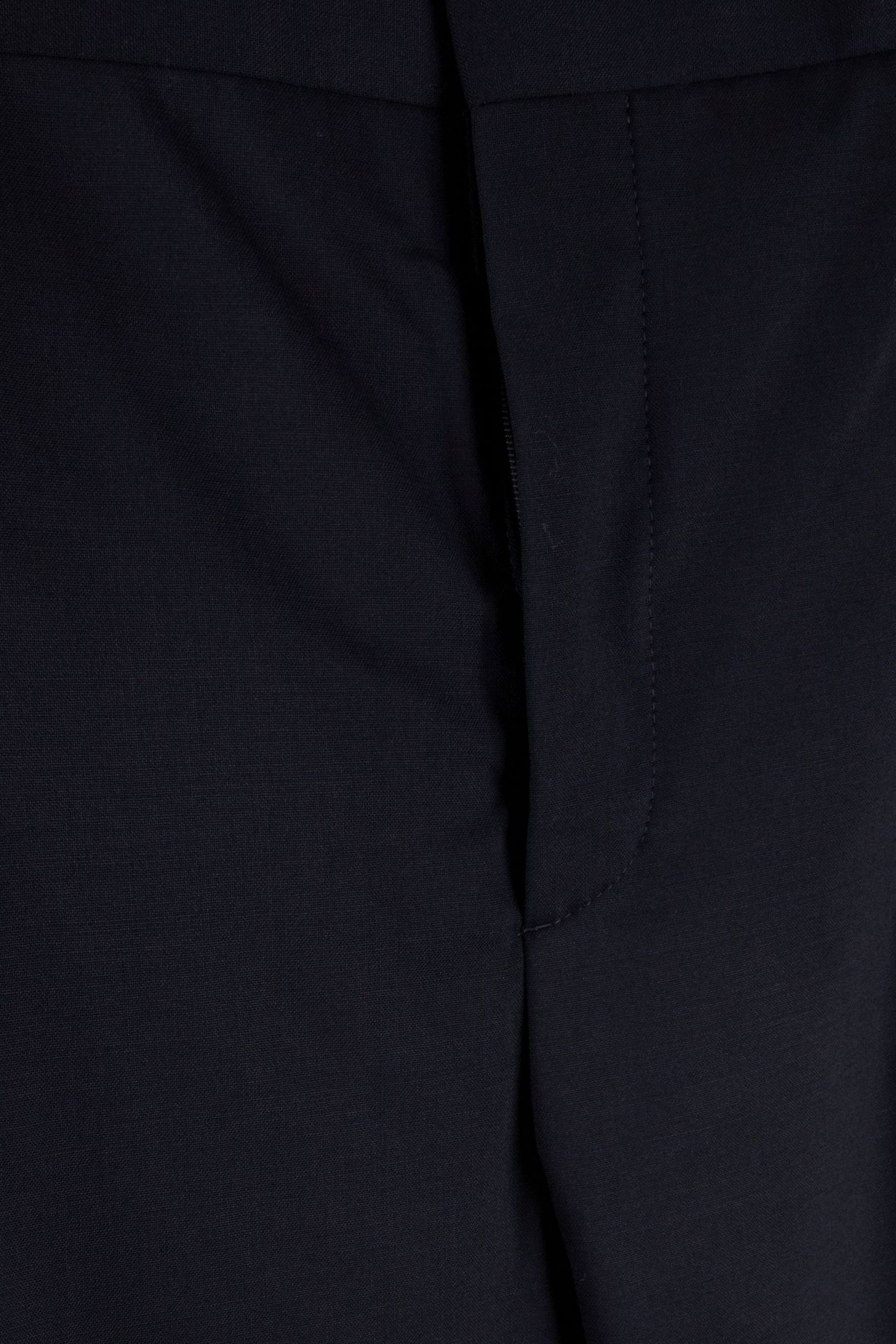 STRETCH WOOL REGULAR TROUSERS MIDNIGHT NAVY 4