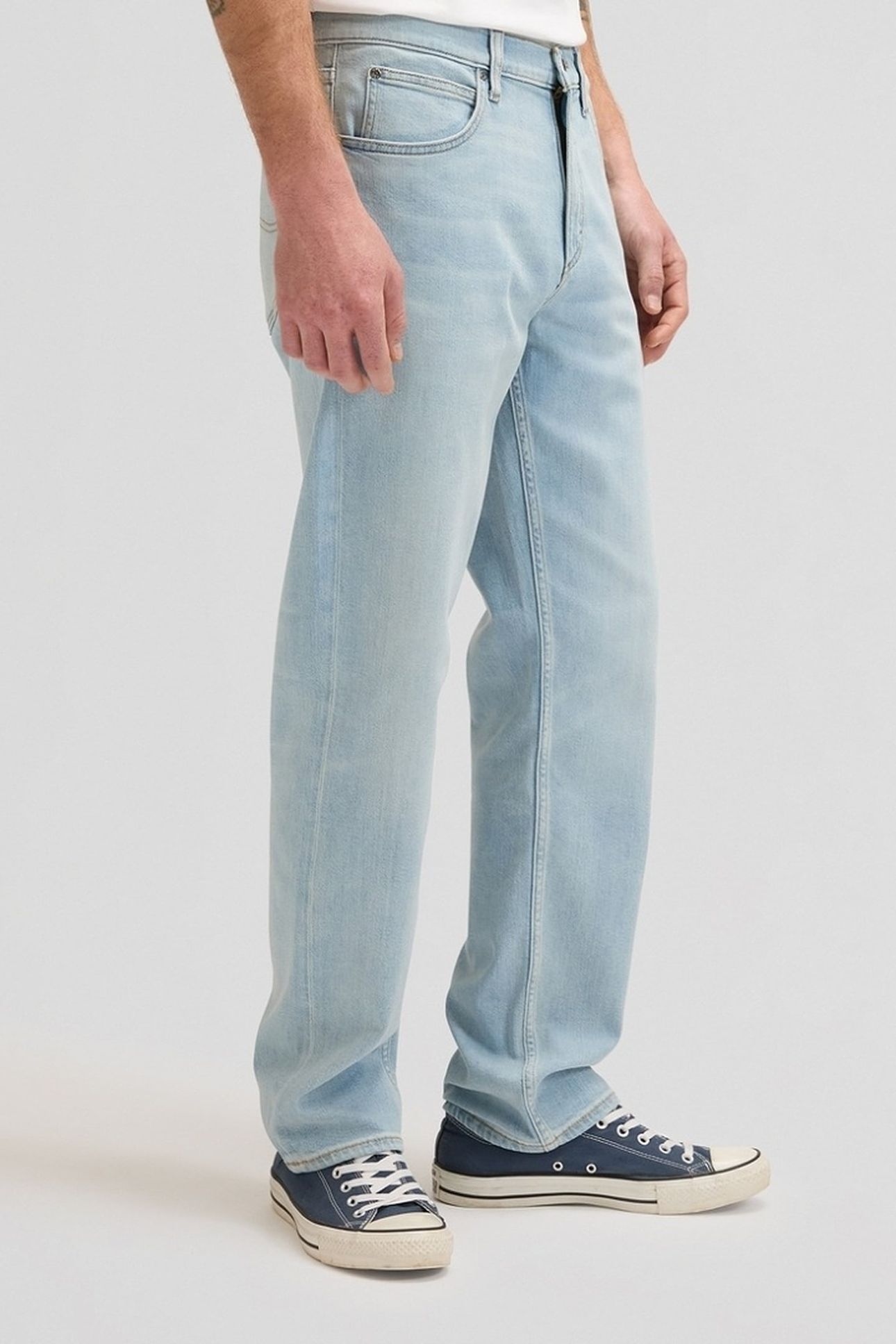 HADEN LIGHT RAIN RELAXED STRAIGHT JEANS DENIM BLUE 4