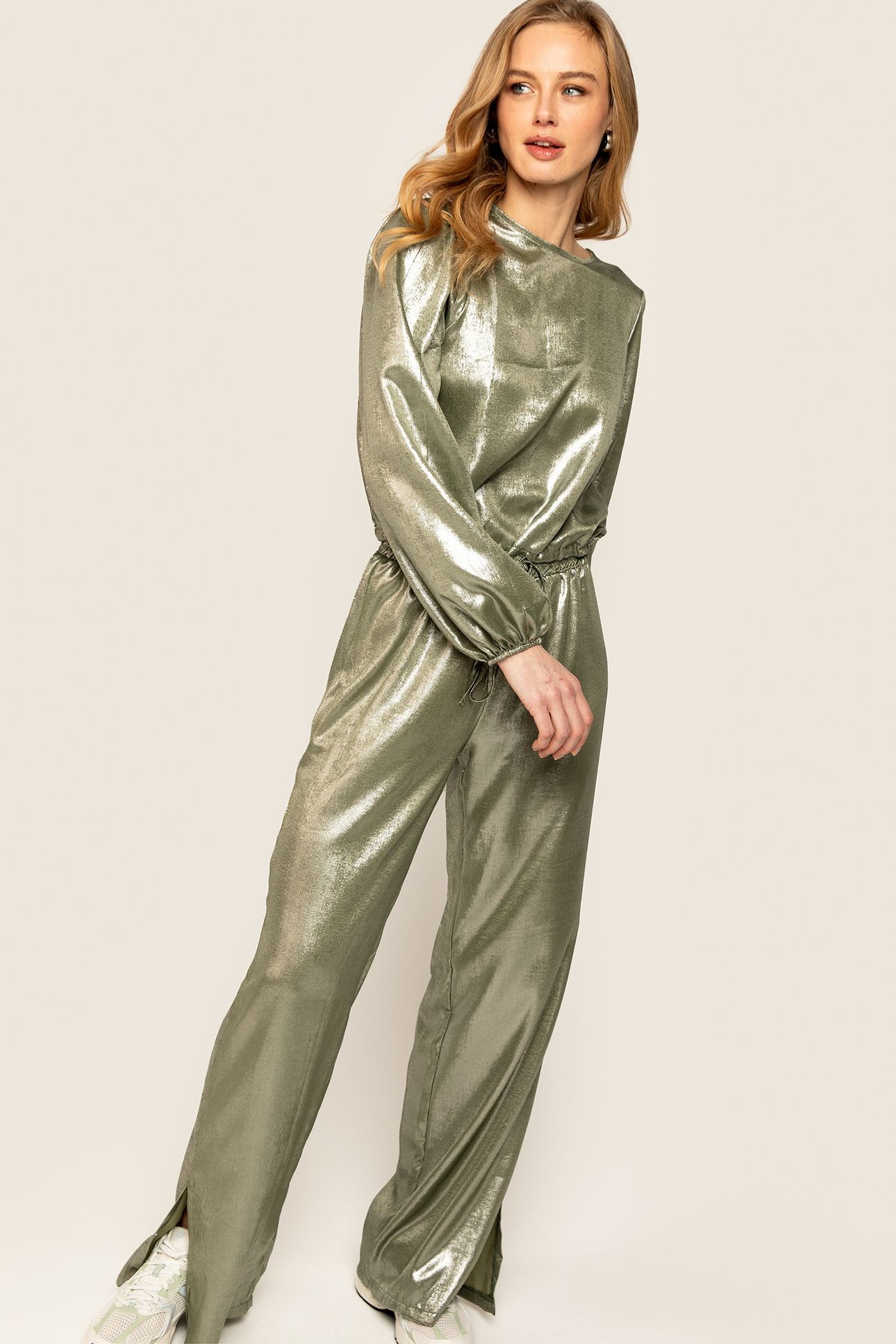 BREGJE BLOUSE ARMY GREEN 1