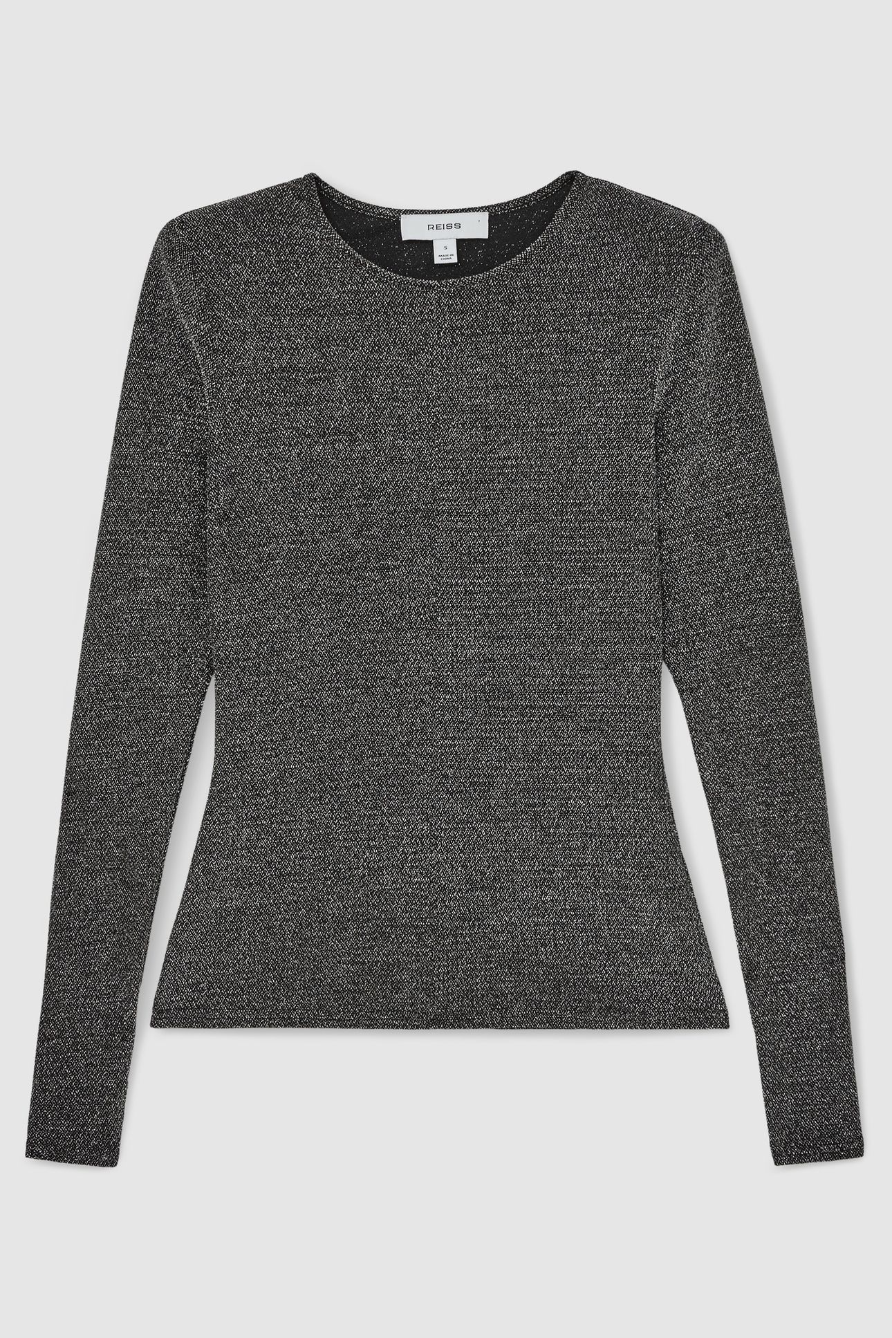 SPARKLE LONG SLEEVE SILVER 3