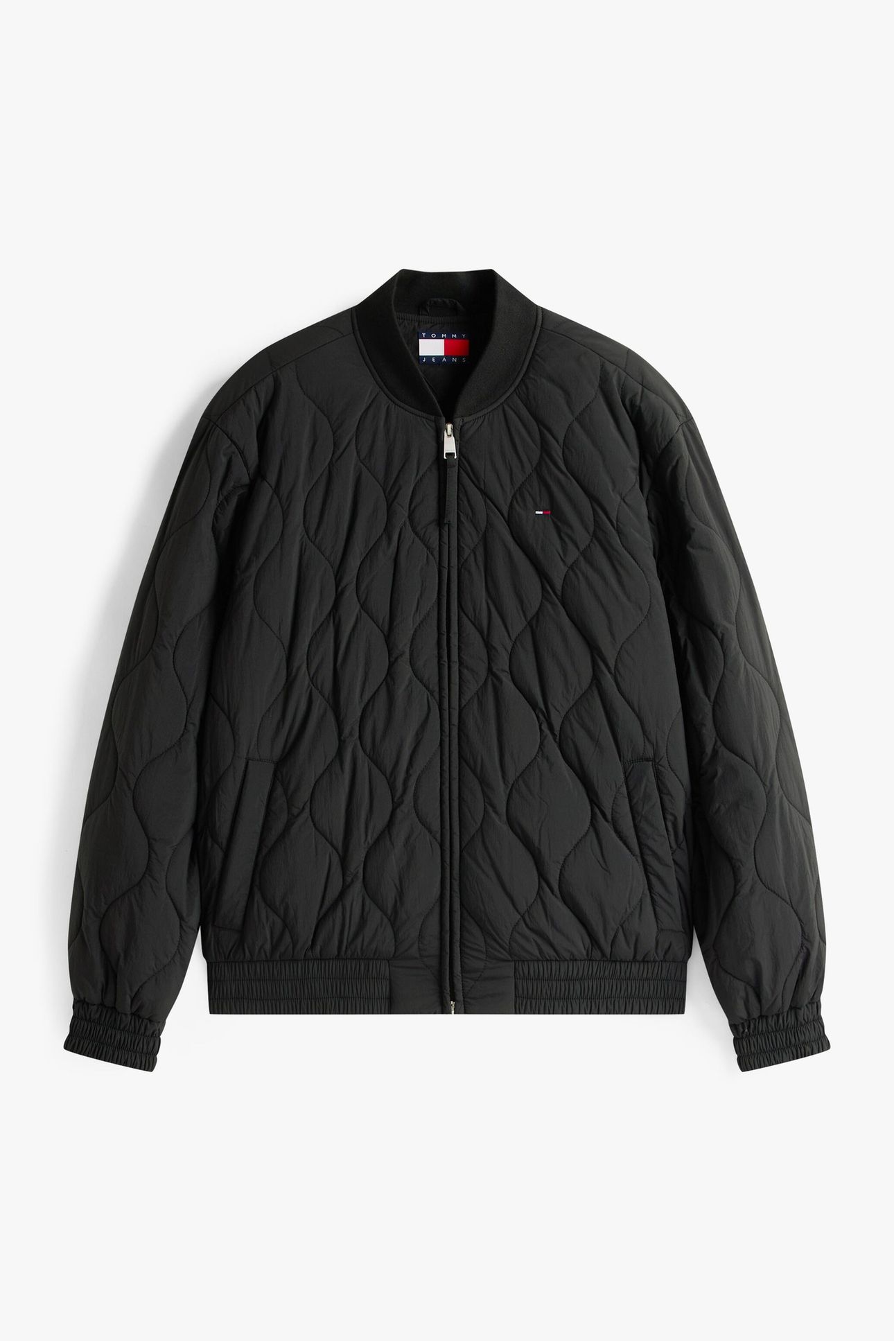 TJM LW QUILTED BOMBER JACKET BLACK 4