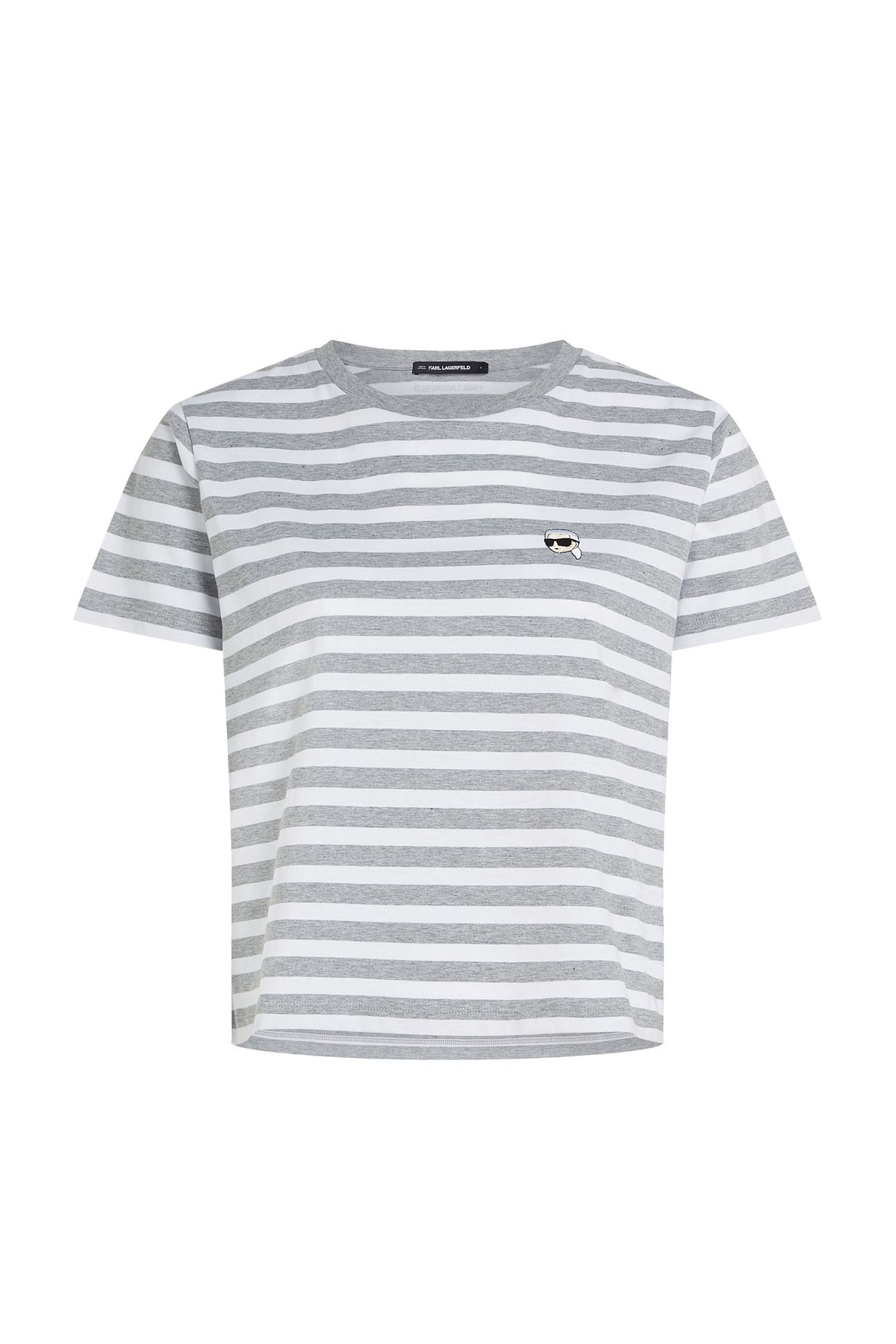 IKON STRIPE T-SHIRT WHITE-GREY-STRIPE 4
