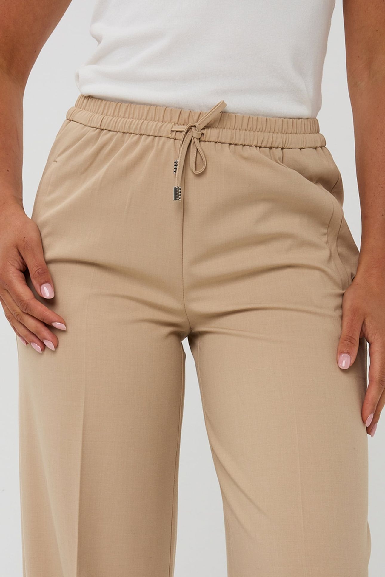 TROUSERS DRAWSTRING MELANGE SAND MELANGE 7