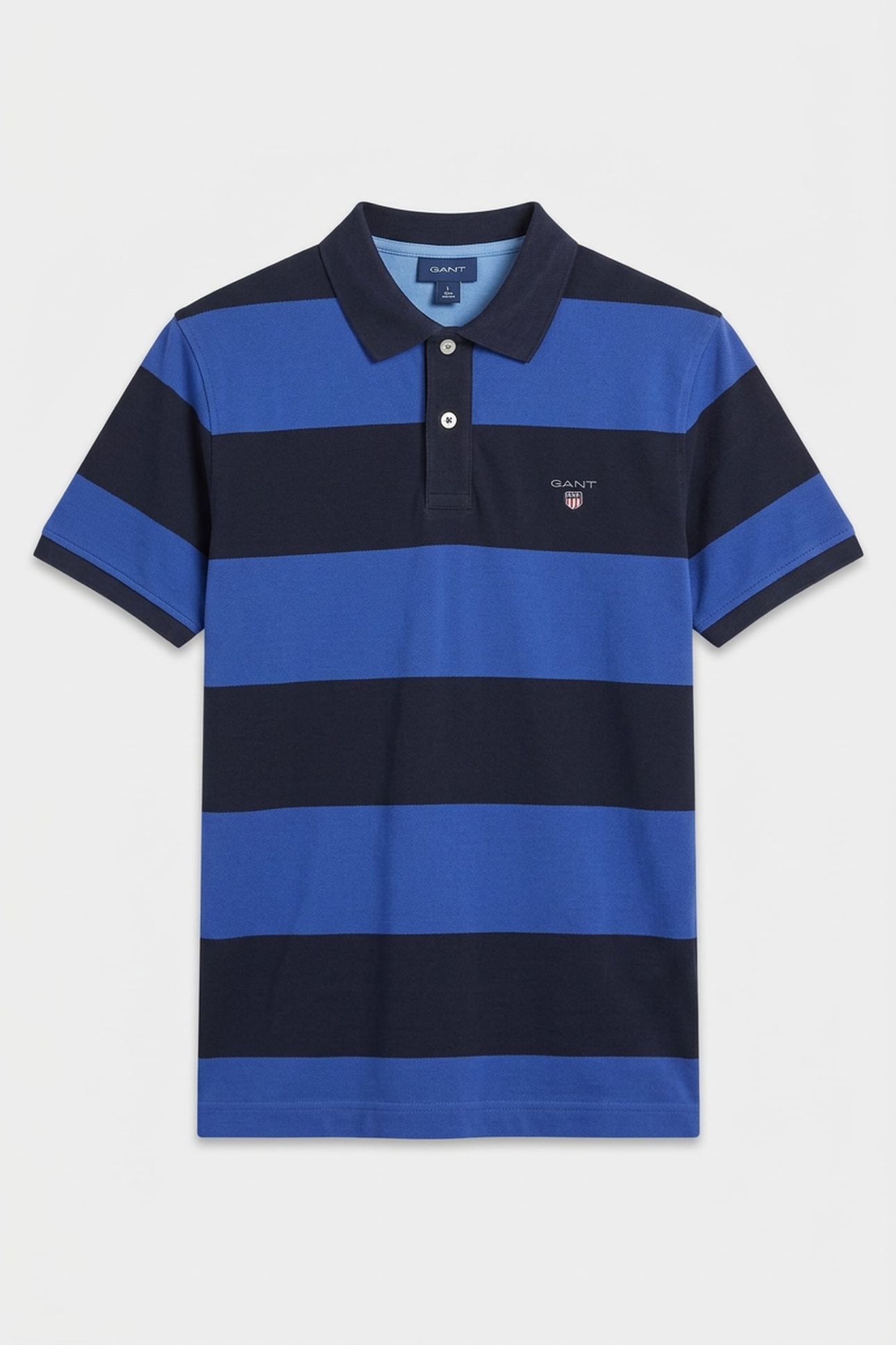BLOCK STRIPE POLO ROYAL BLUE 3
