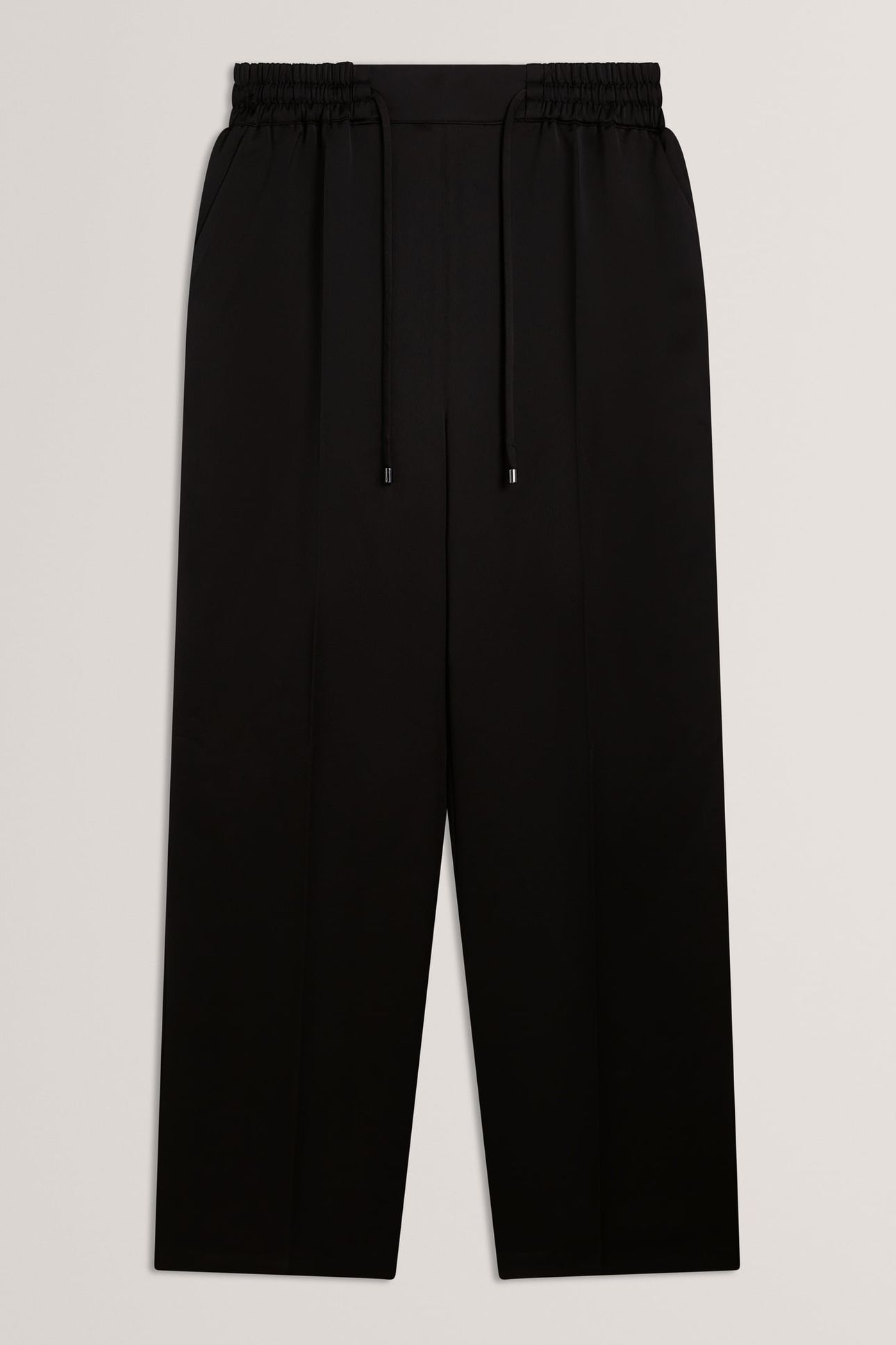 SATIN SLIM TAPER JOGGER BLACK 3