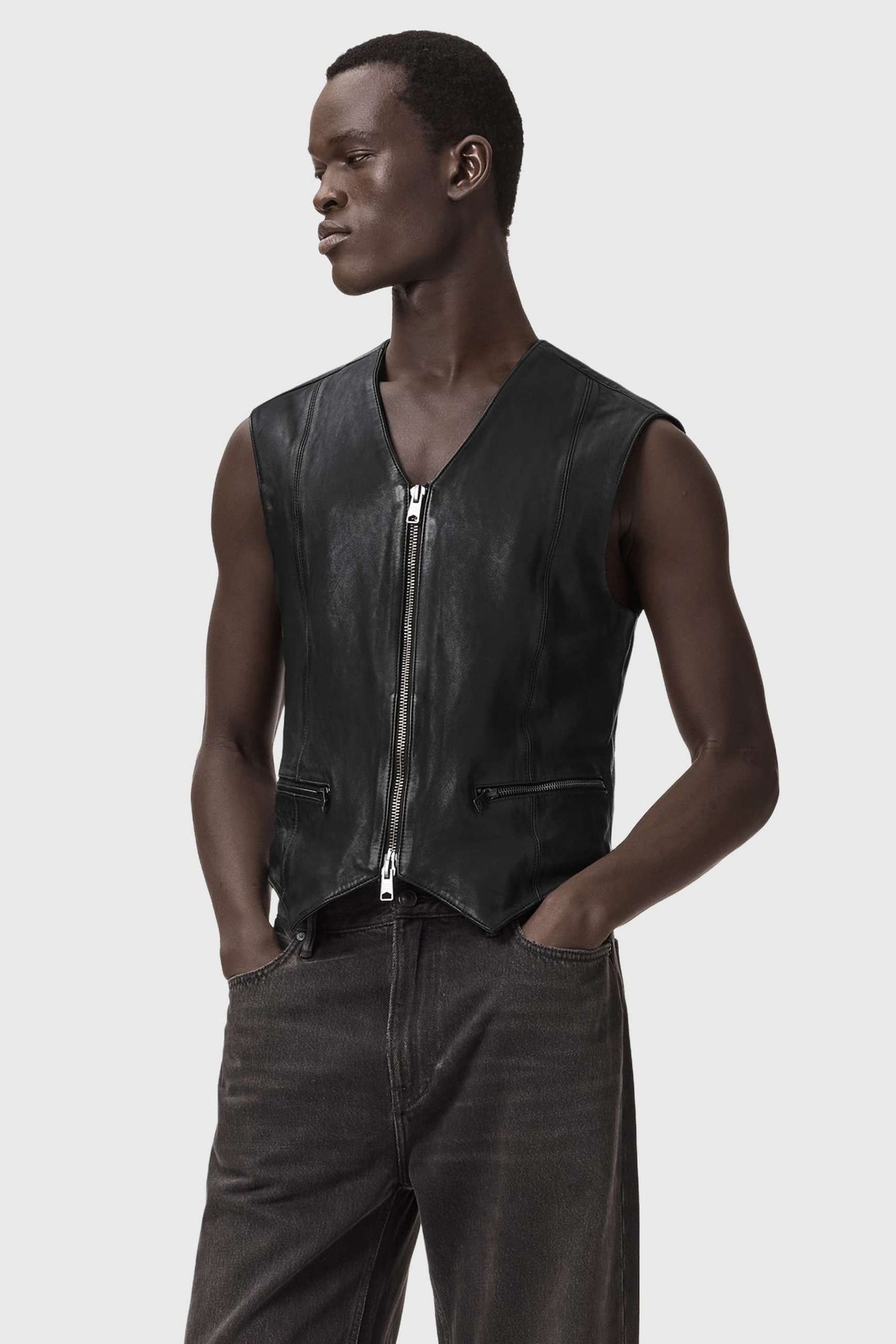 DAVIES WAISTCOAT BLACK 5