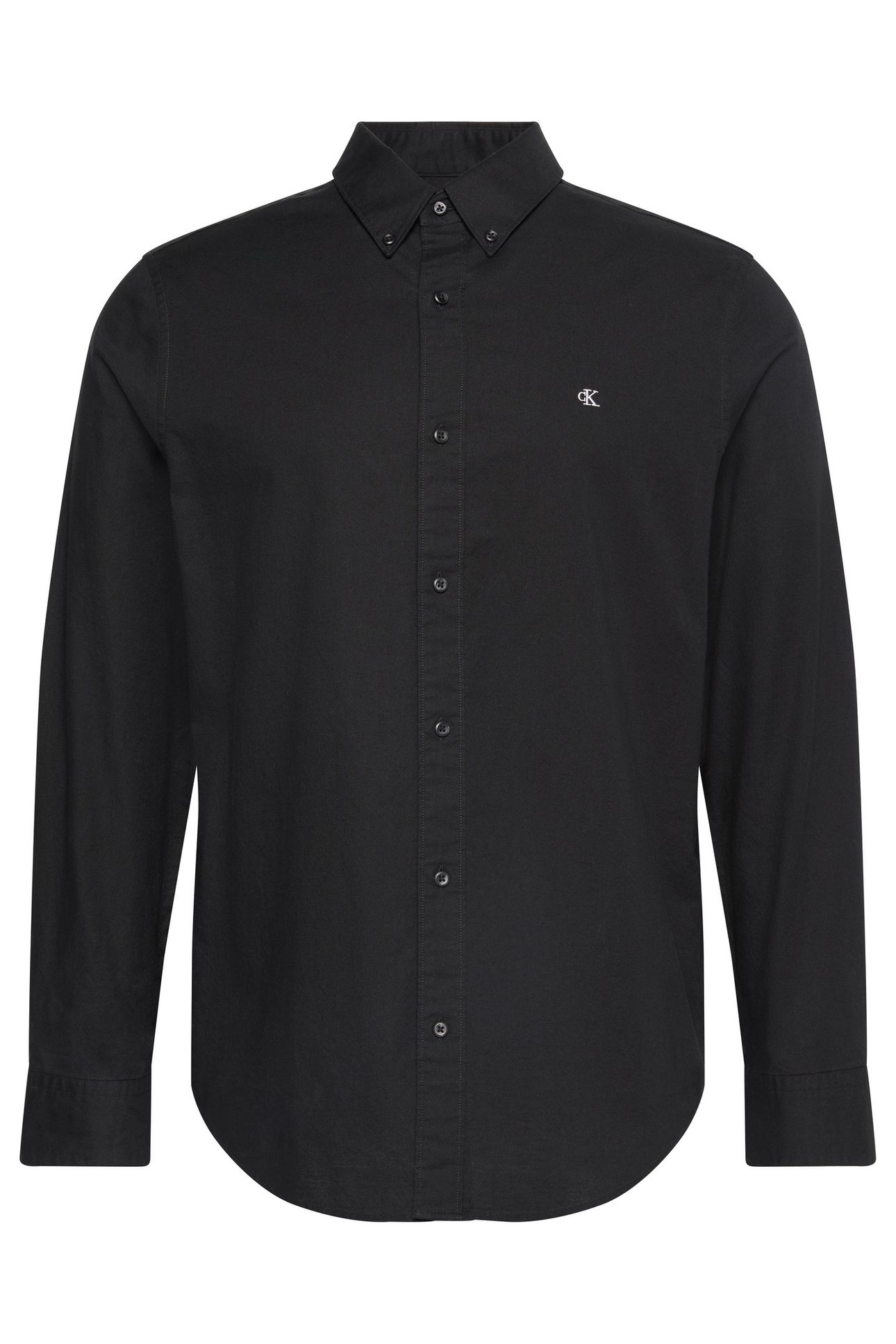 LS SOLID OXFORD CLASSIC SHIRT BLACK 3