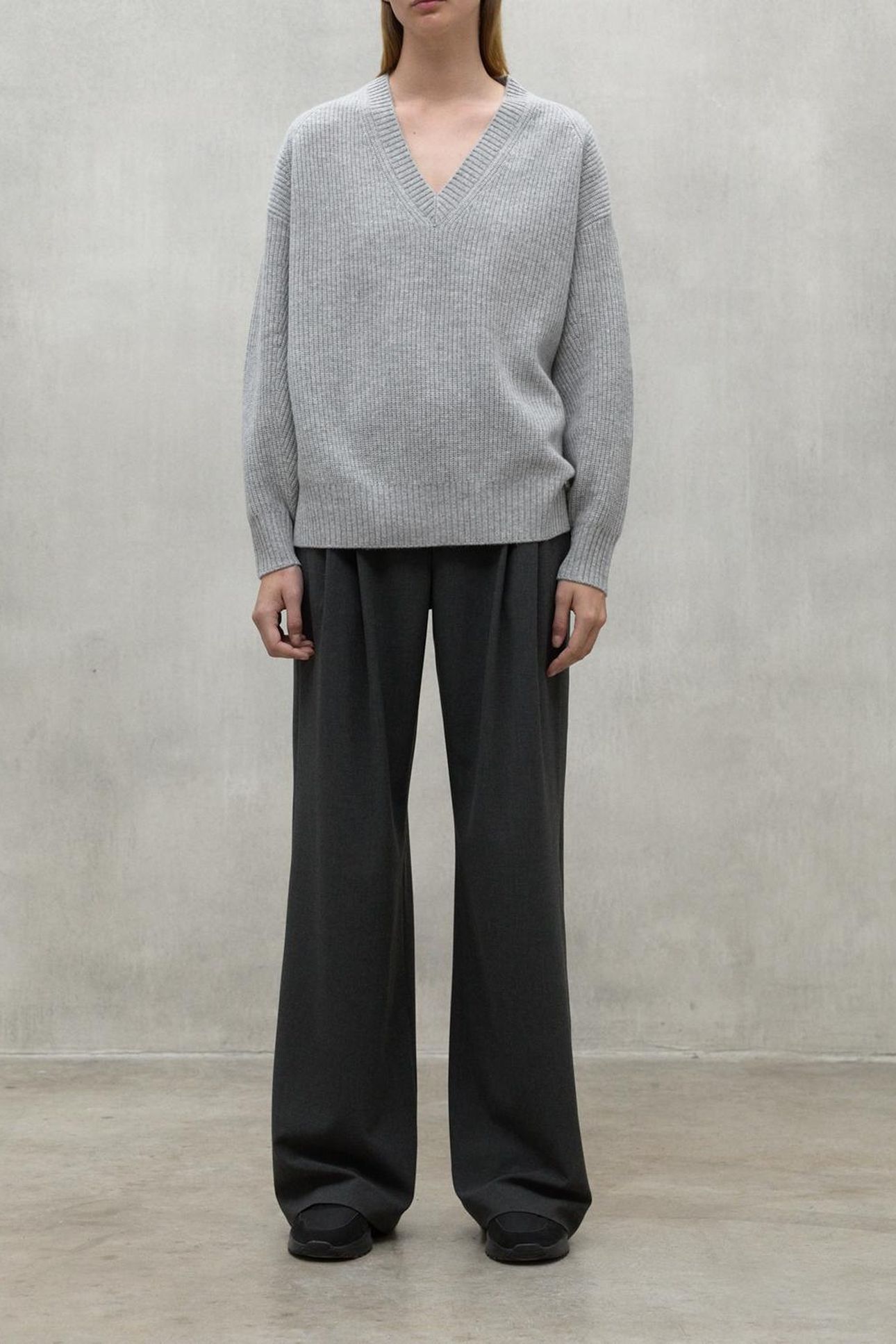 AZALEAALF KNIT LIGHT GREY MELANGE 3