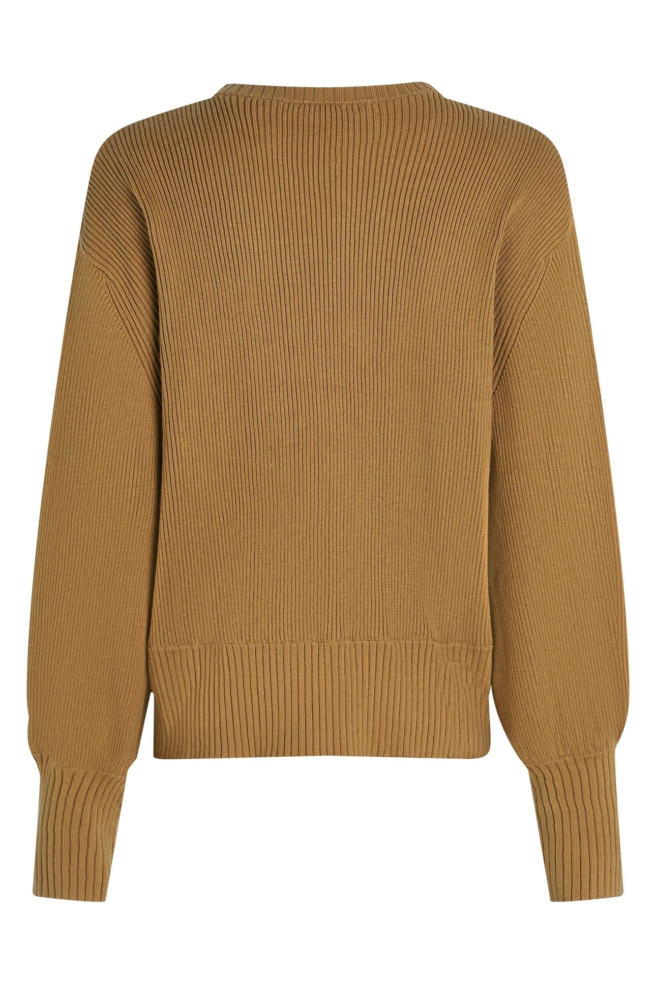 KLJ REG BALLOON SLEEVE SWEATER CHIPMUNK 2