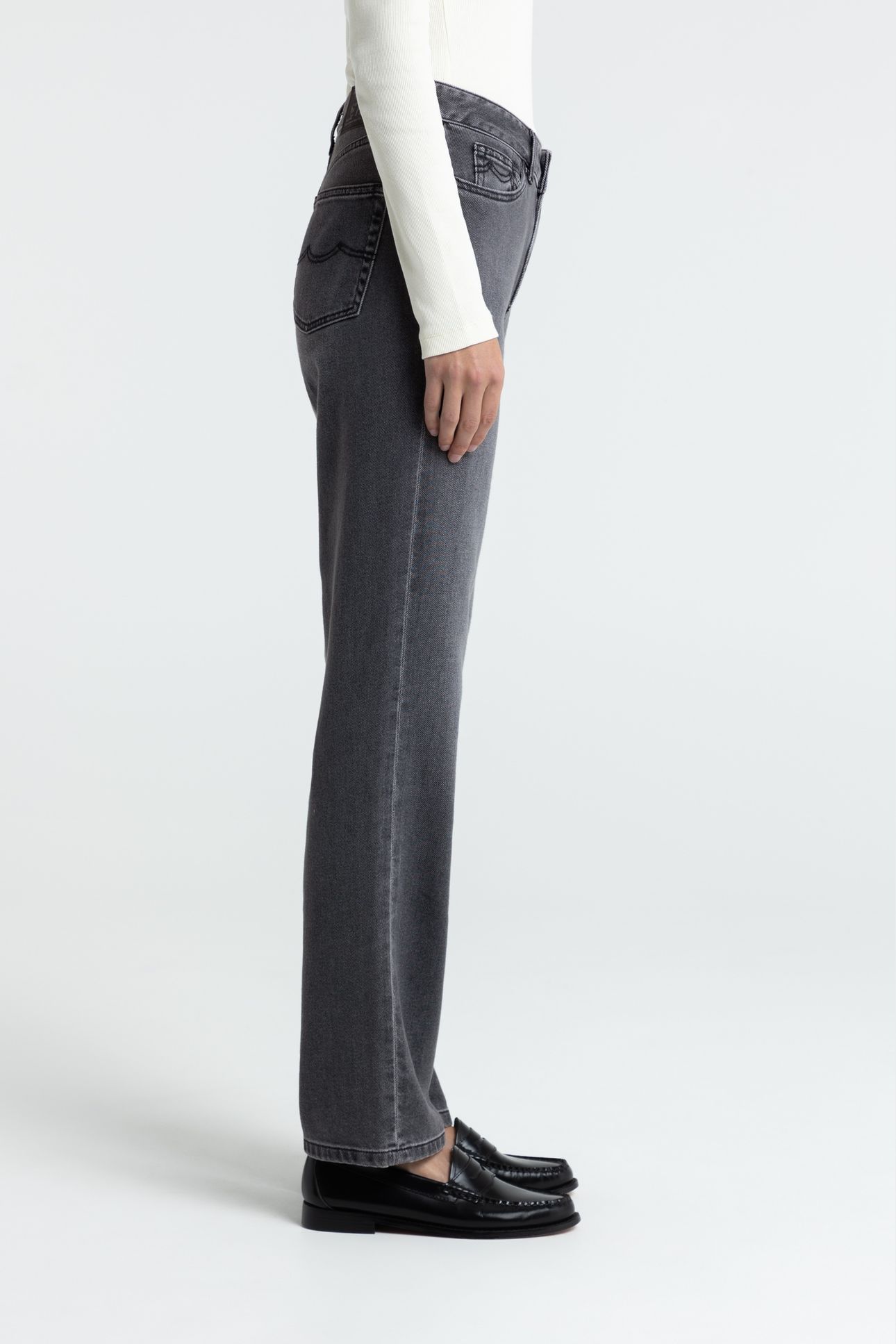 INOE JEANS COTTON FLEX GREY 4
