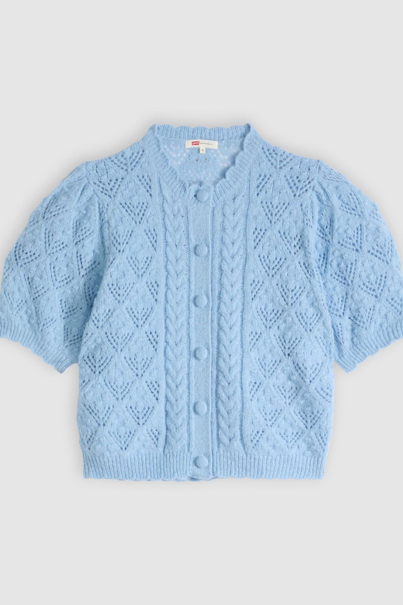 PAULINE POINTELLE SHORT SLEEVE CARDIGAN 3