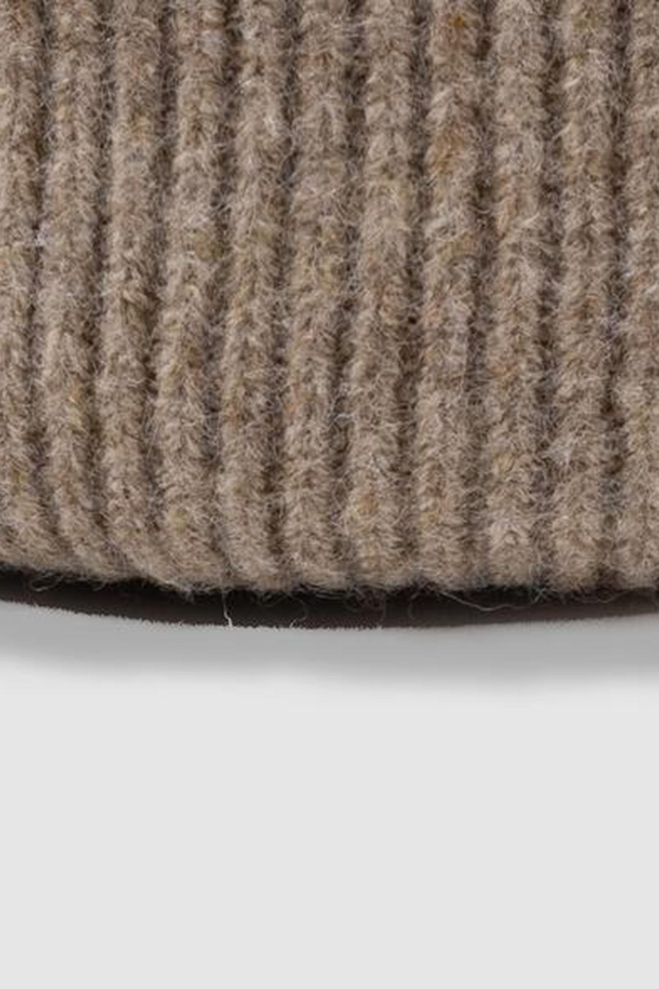 BEIGE LEOPARD PATTERN KNIT BEANIE 4