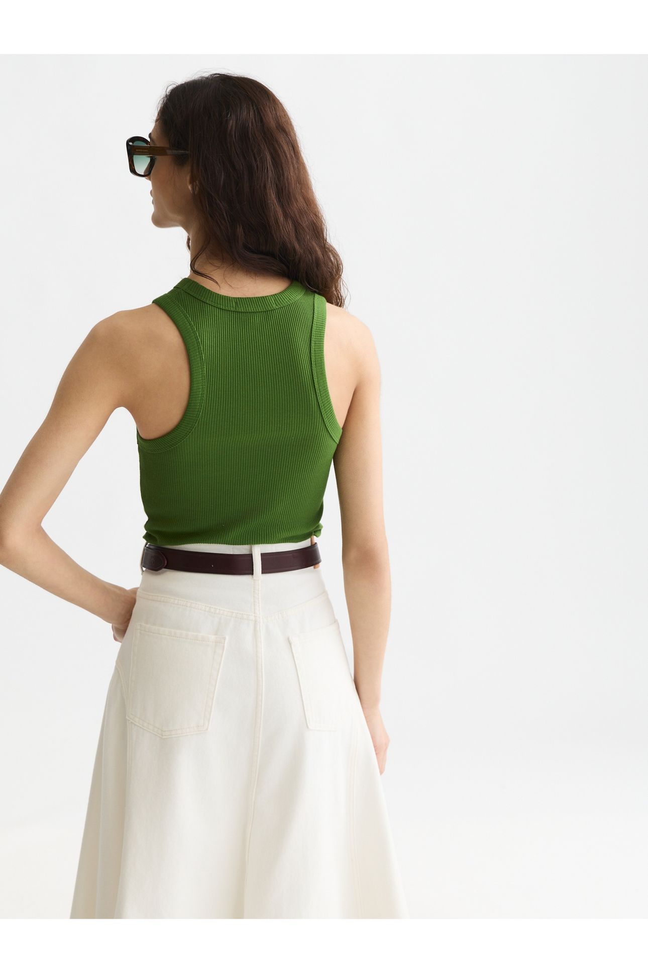 RIB RACER TANK GARDEN GREEN 2