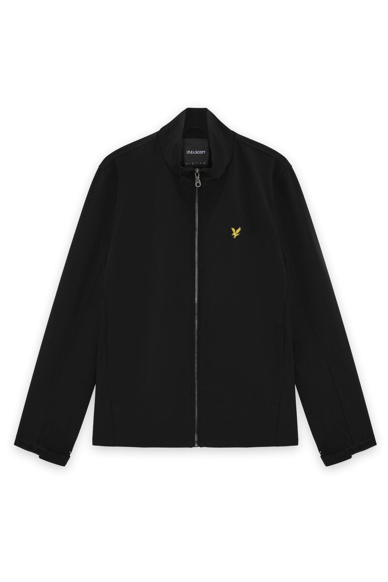MESH BACK SOFTSHELL FUNNEL NECK JACKET JET BLACK 4