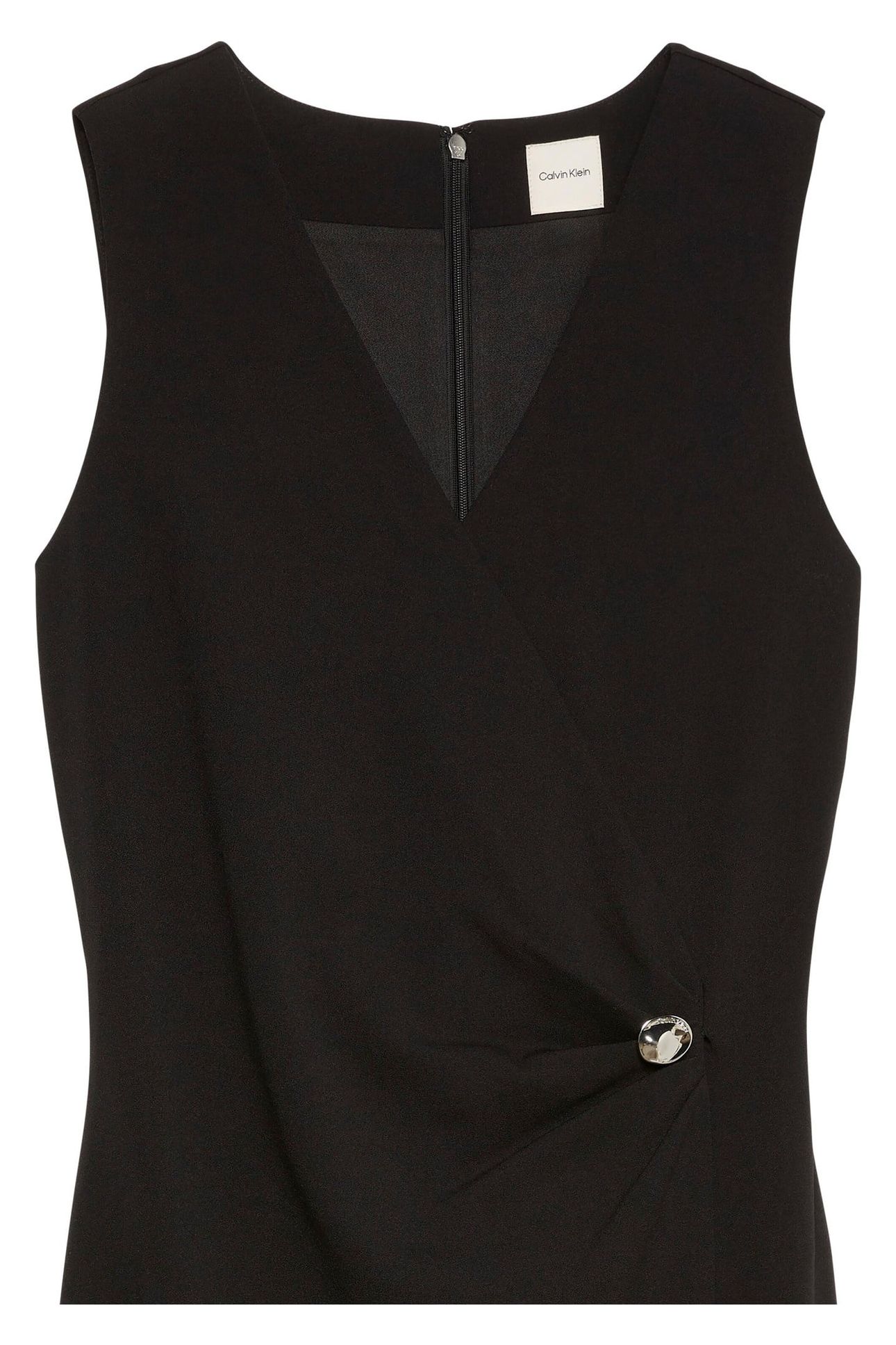 STRETCH CREPE SL DRESS BLACK 3