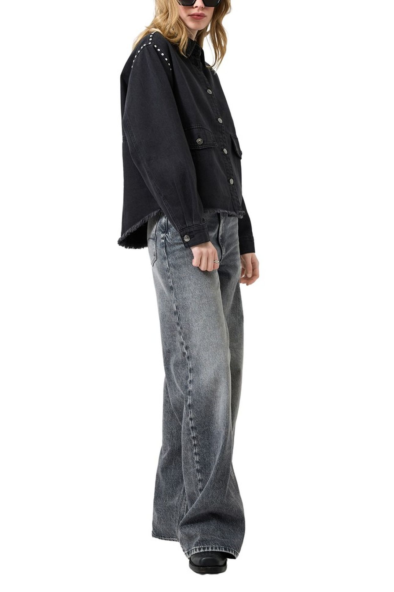 S.OLIVER-QS BLOUSES GREY-DENIM 3