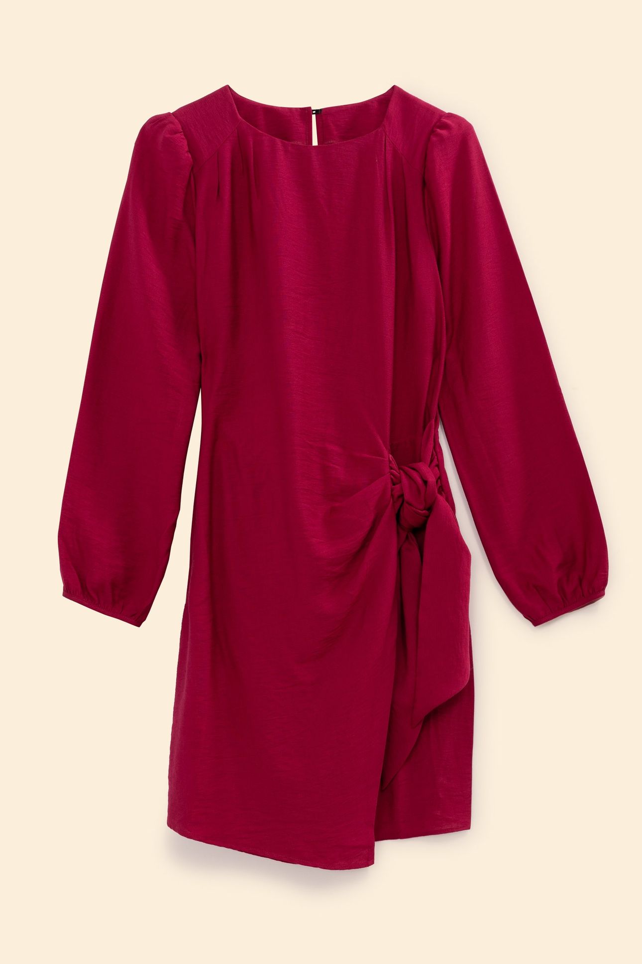 PINK LONG-SLEEVED DRESS TO TIE ON SIDE 4
