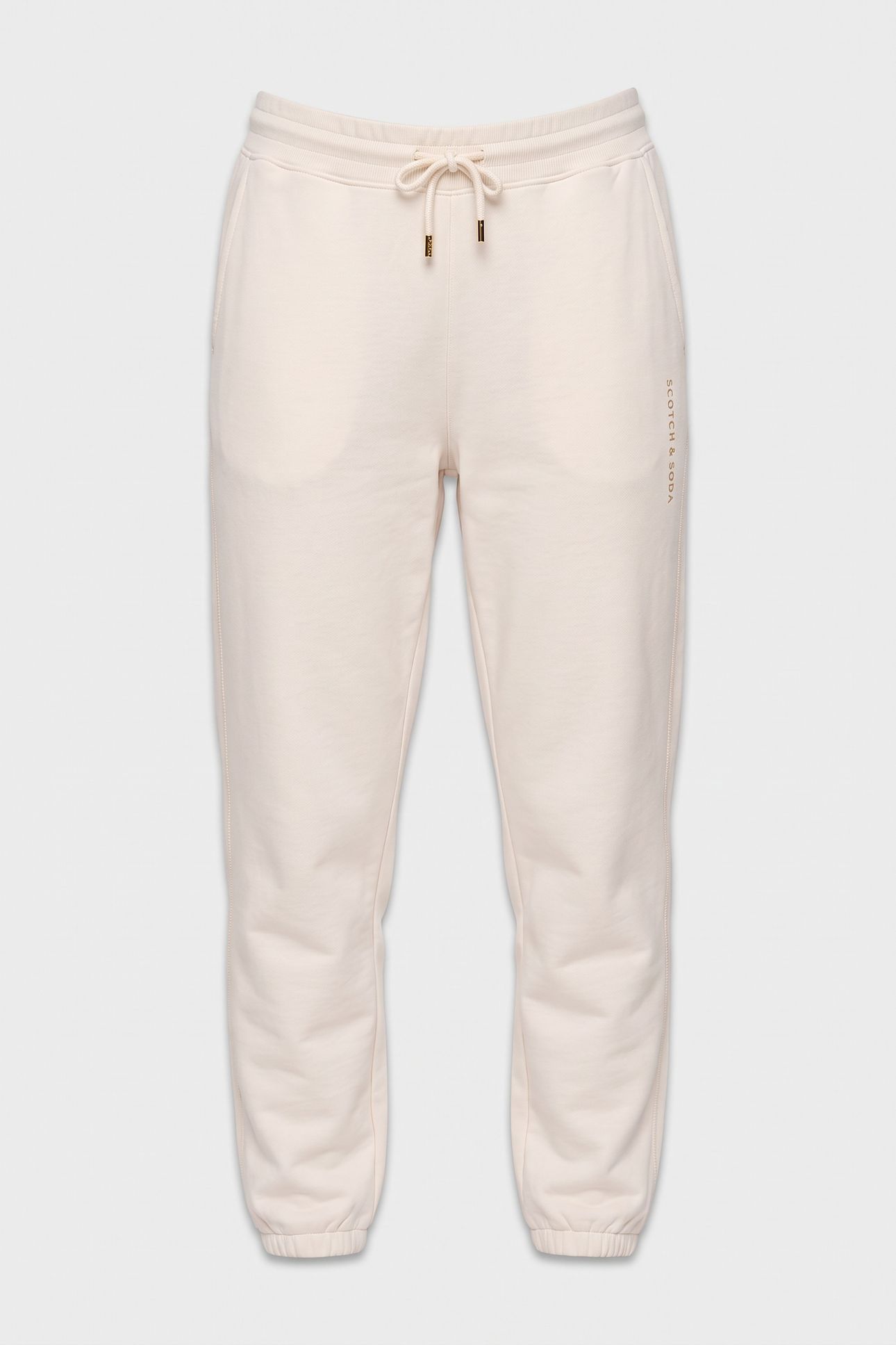 CORE FLATLOCK RELAXED JOGGER PANTS WHITE TRADITIONAL 3
