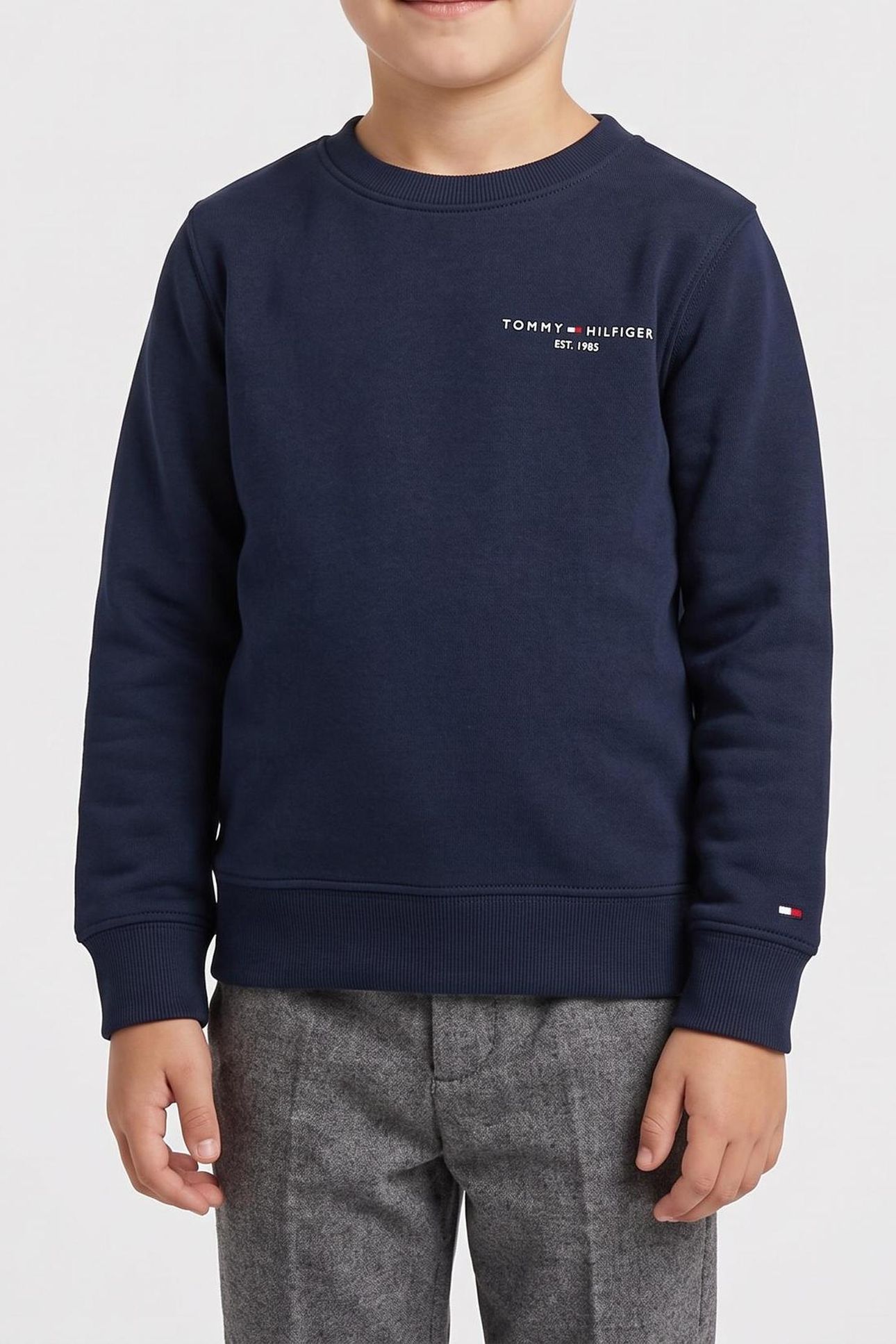 UNISEX MINI CORP C-NECK SWEATER DARK NIGHT NAVY 1