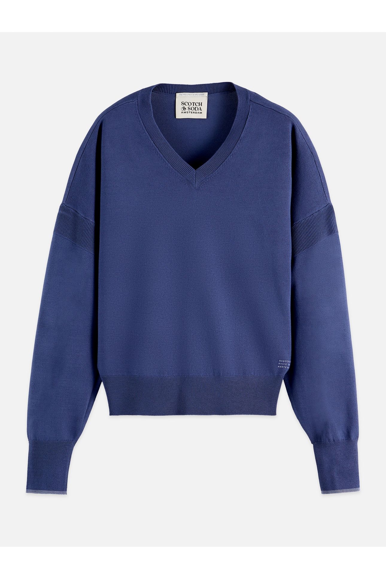V-NECK RELAXED PULLOVER OCEANA 4