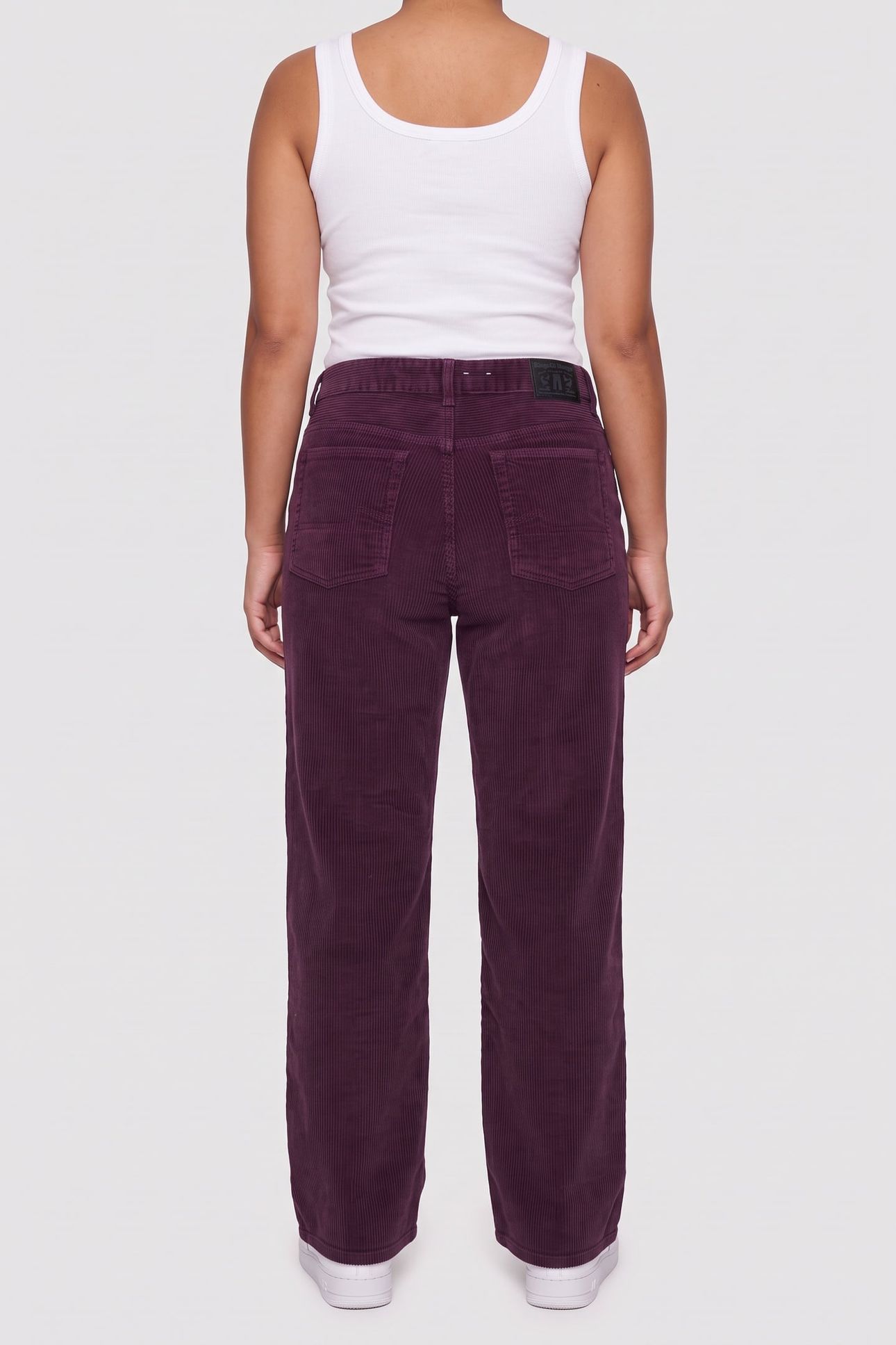 JANE CORD PANTS MAUVE WINE CORDUROY 2