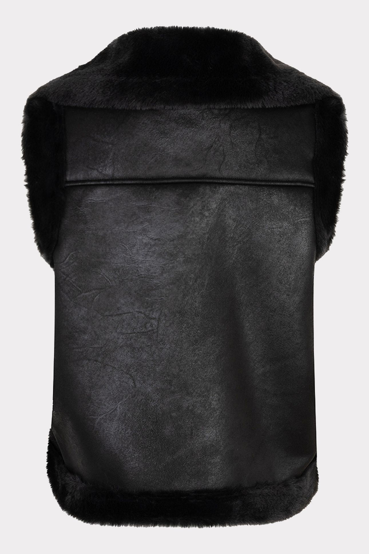 GILLET FUR BLACK 5