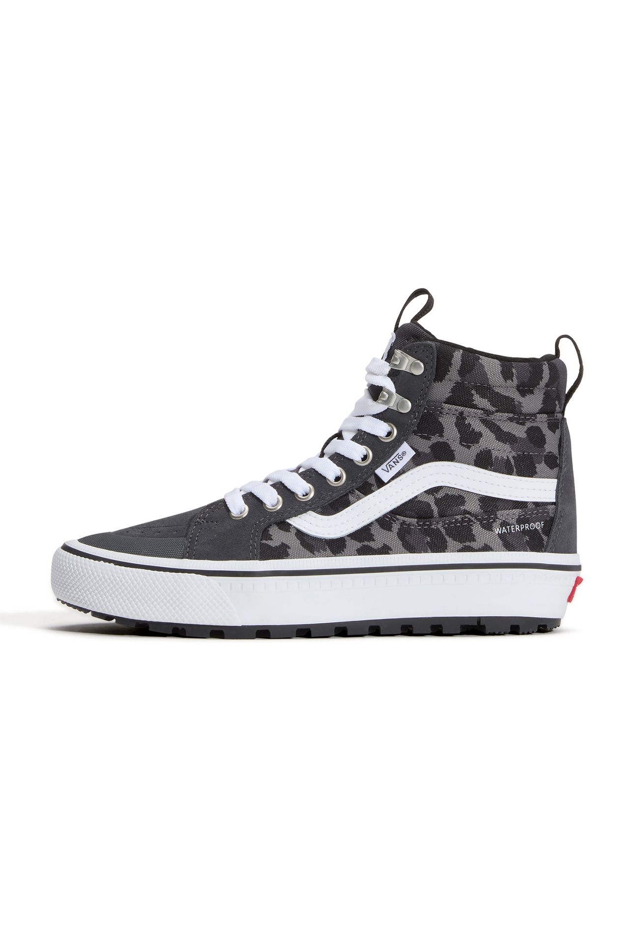 UNISEX SK8-HI WATERPROOF INSULATED MTE LEOPARD CHARCOAL GREY 2