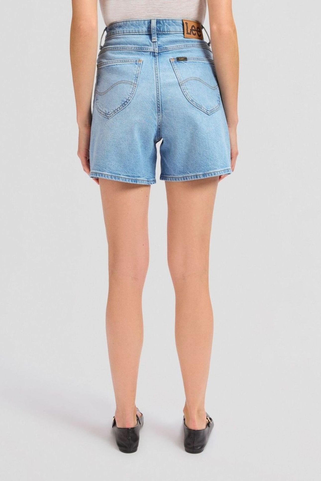 STELLA SHORT ASTER BLUE WIDE LEG DENIM BLUE 2