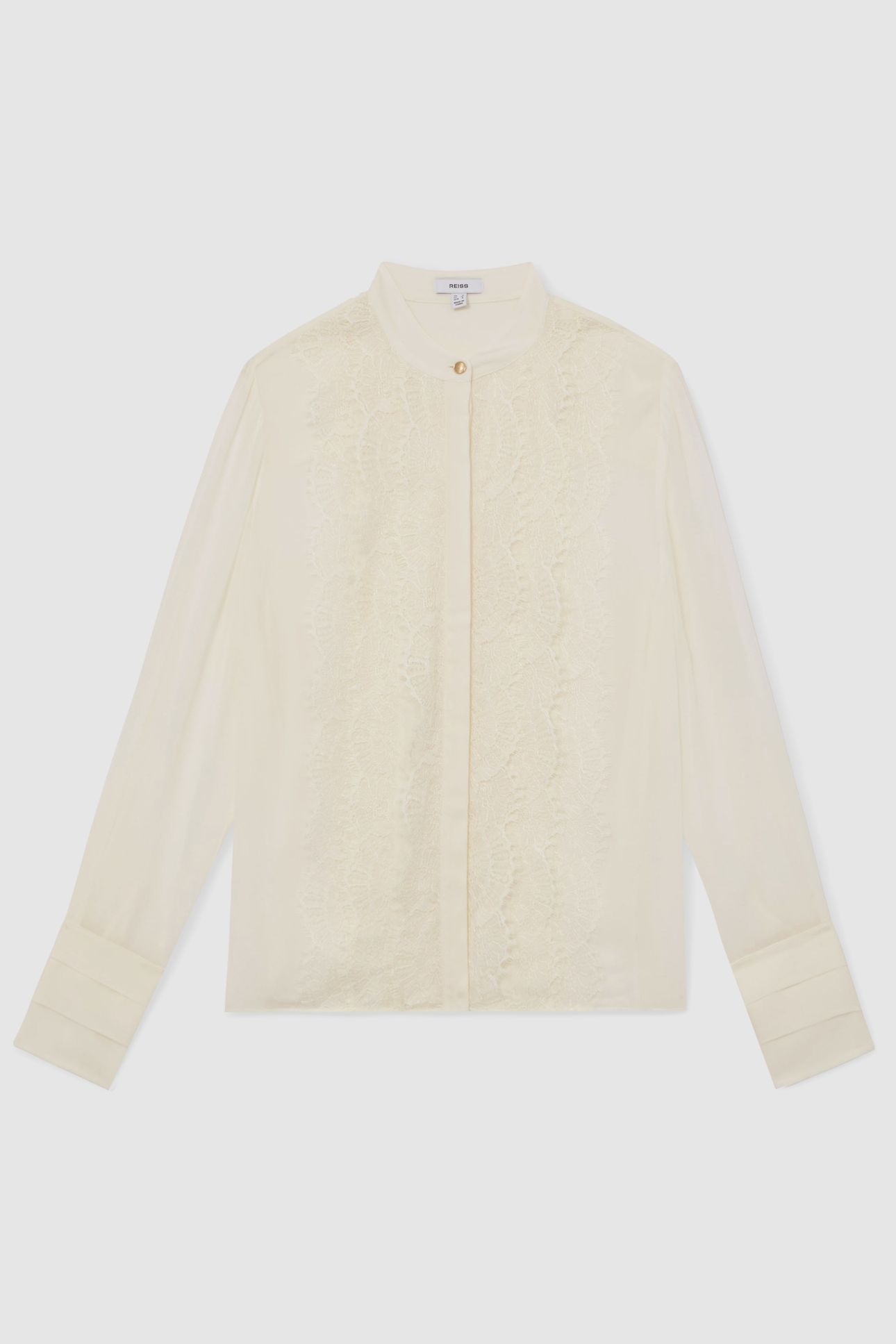 LACE DETAIL BLOUSE CREAM 4