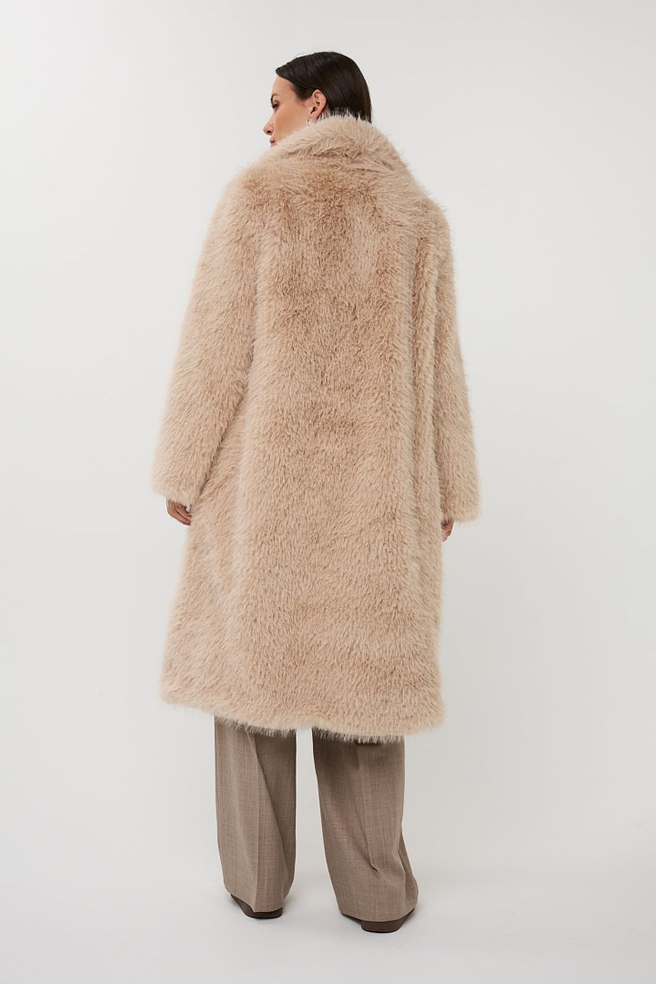 COAT HAIRY LONG SAND 3