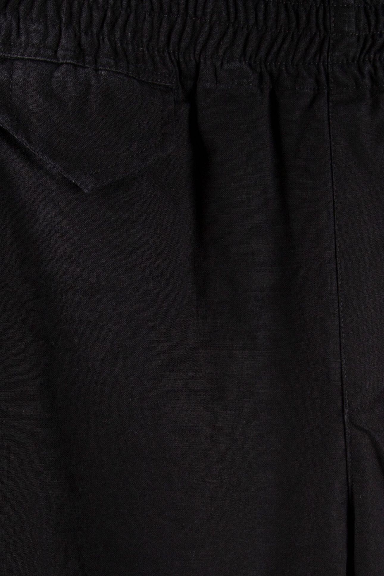 UNISEX PAJAMA TROUSERS FAUX BLACK 7