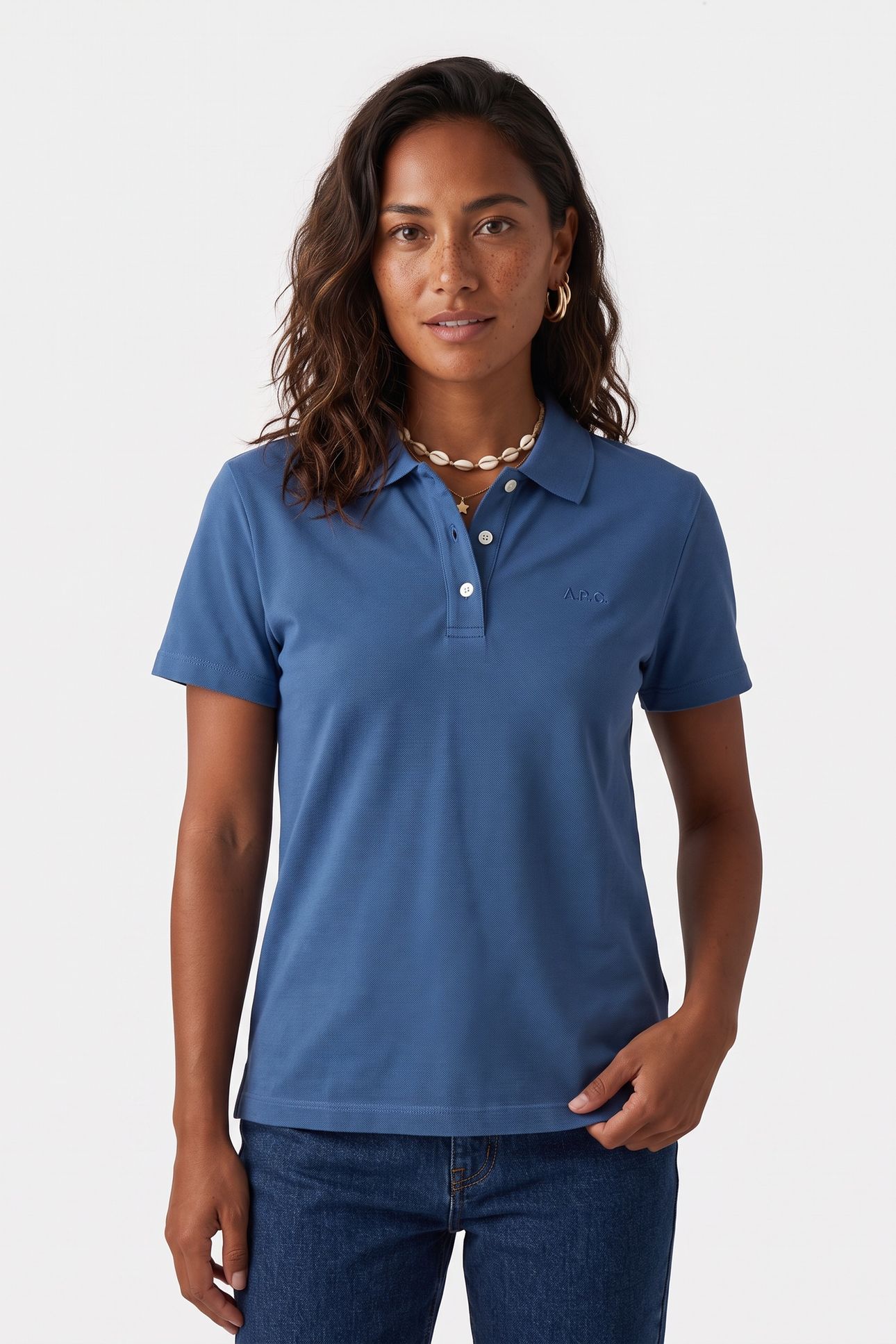 UNISEX POLO DARK BLUE/BLUE 2