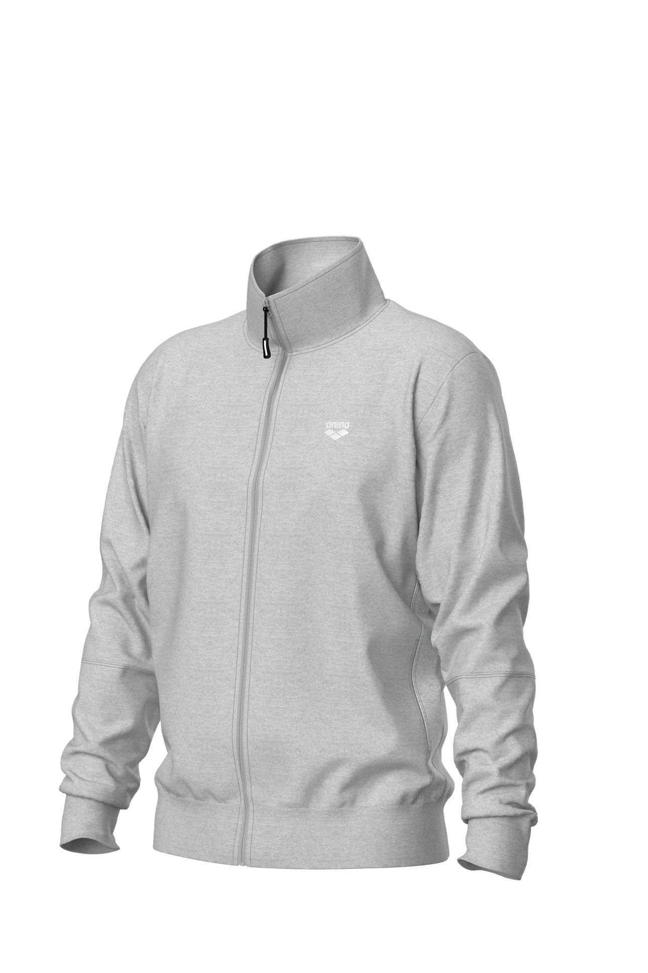 TEAM ESSENTIAL JACKET MEDIUM GREY HEATHER 2