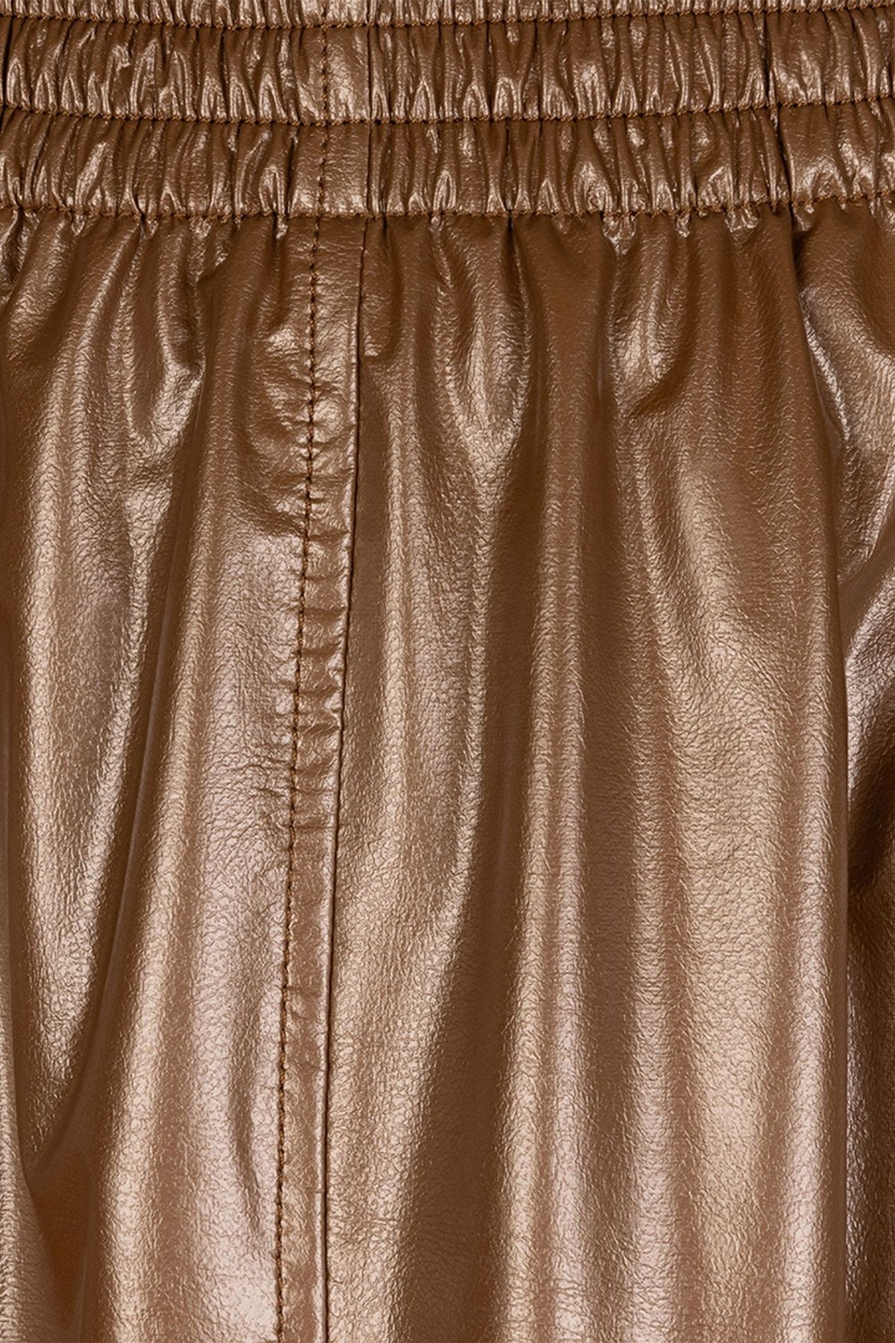 SKIRT LONG METALLIC PU BRONZE METALLIC 7