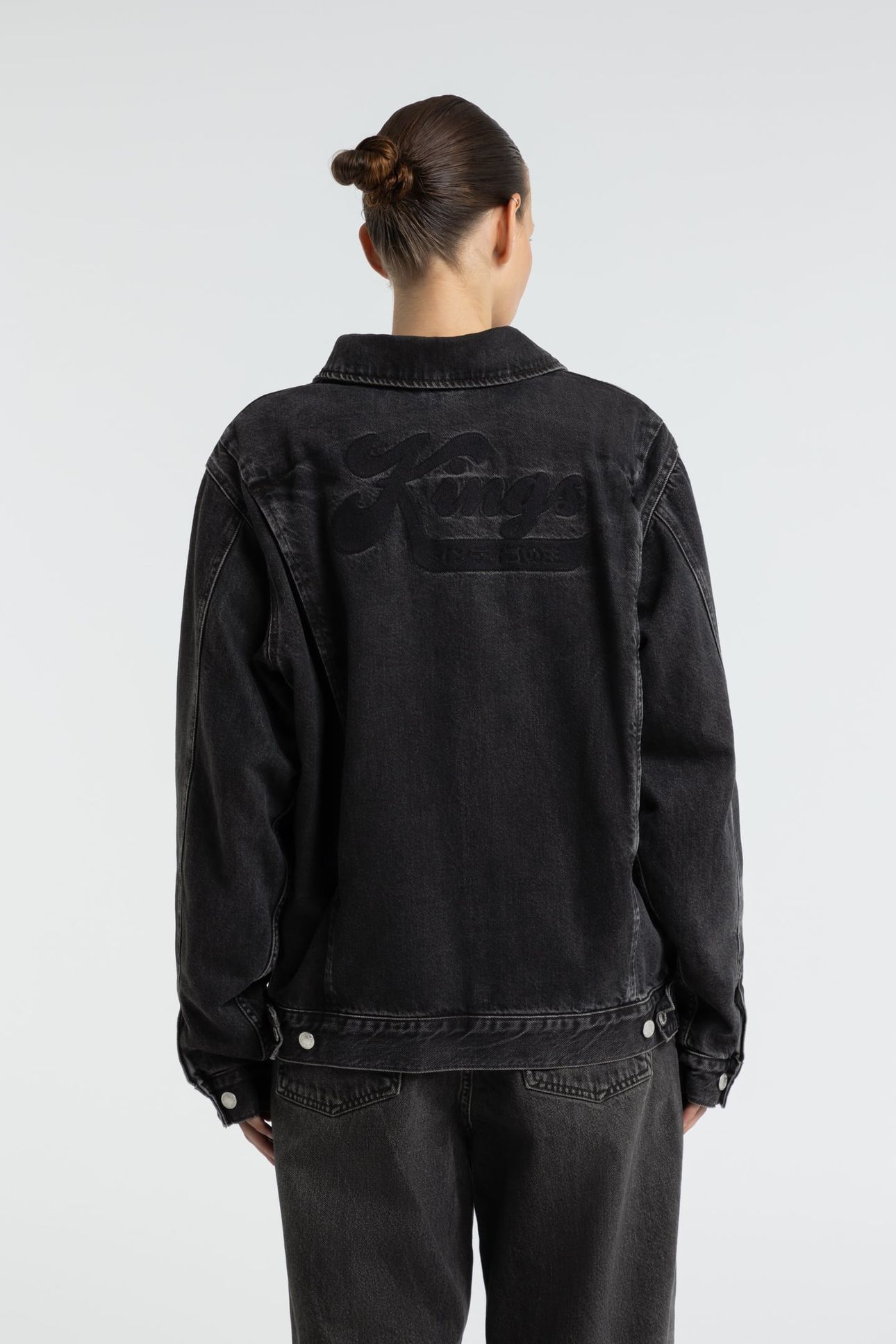 UNISEX OCTA JACKET VILMA BROWN BLACK WORN 2